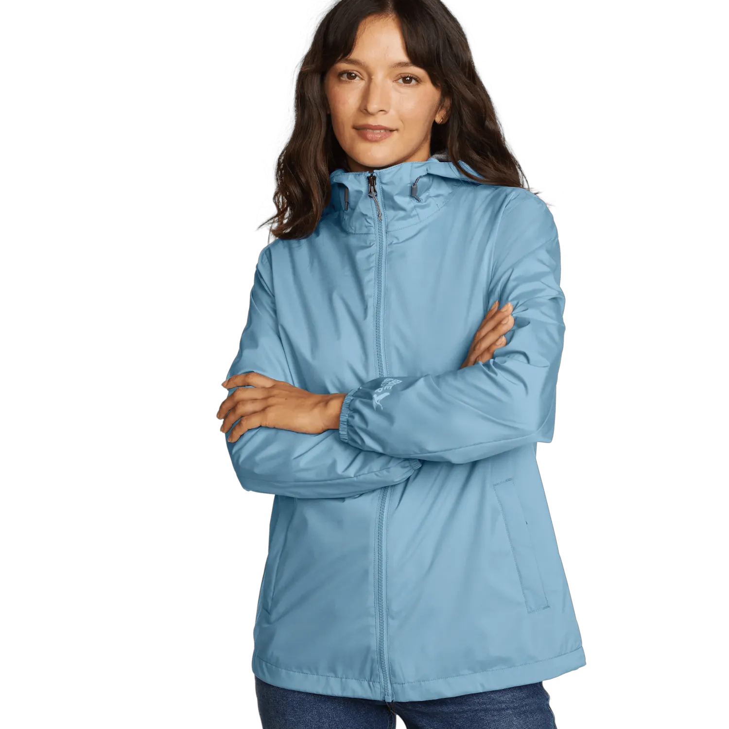 Eddie Bauer Rainy Pass geaca ploaie dama neagra 2 straturi