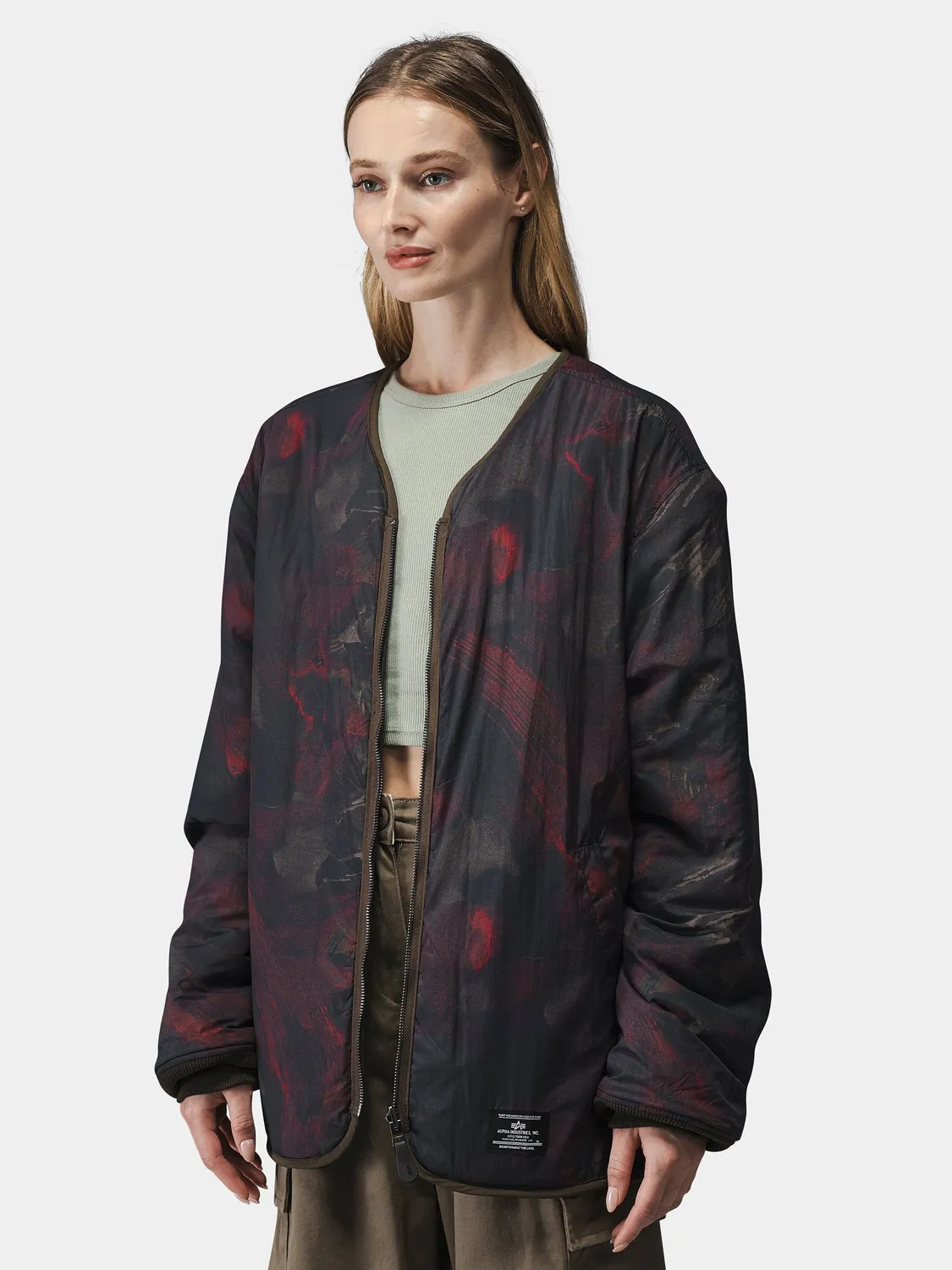 Alpha Industries M-65 Liner geaca reversibila espresso