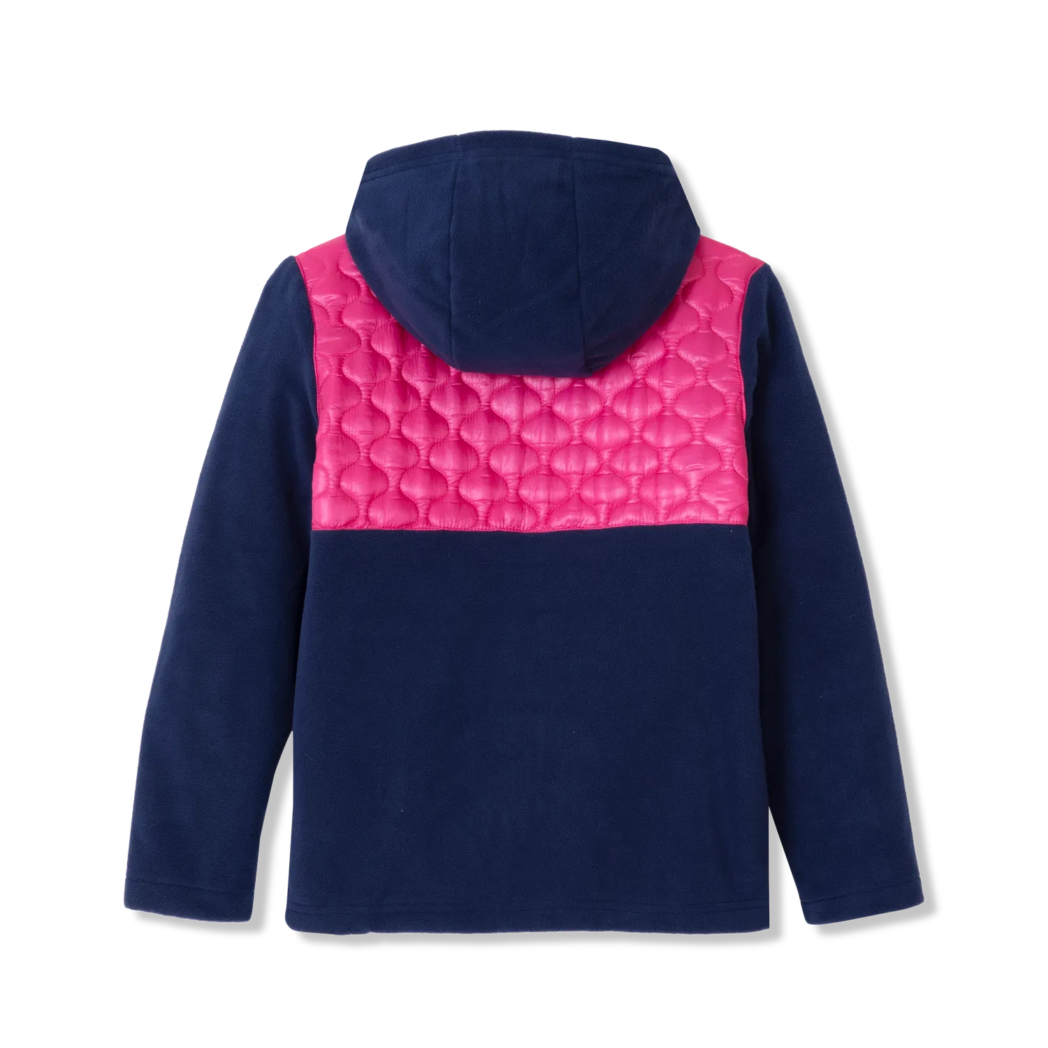 Eddie Bauer Quest Fleece Mixed Media Hooded geaca copii navy blue