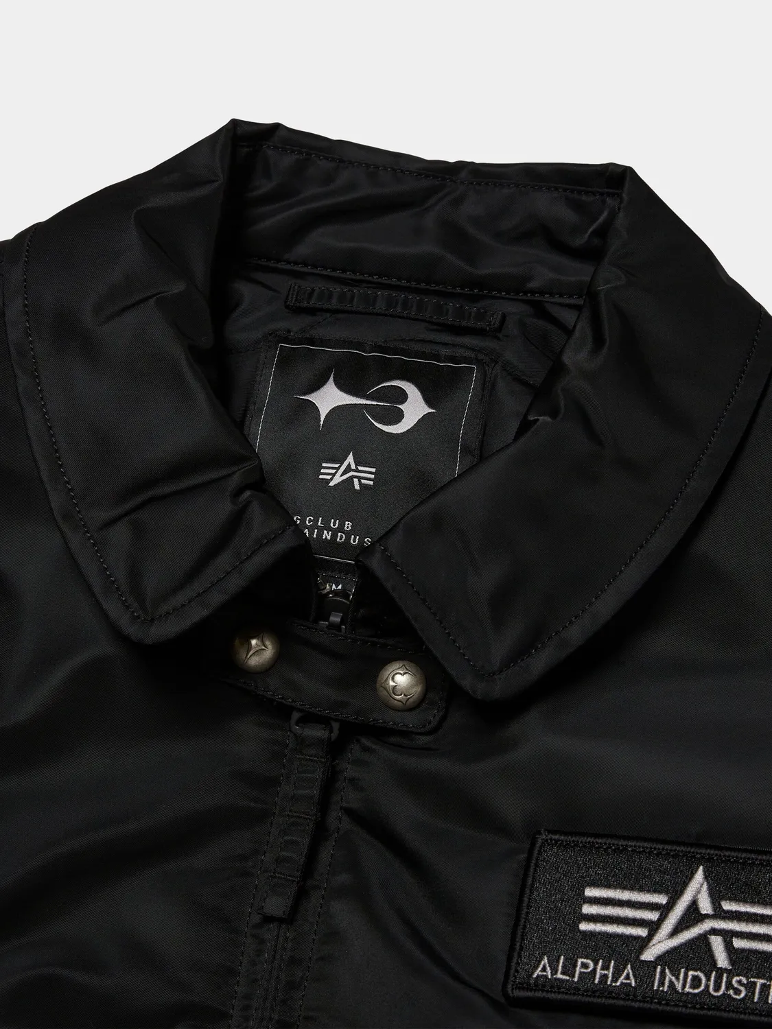 Alpha Industries CWU 45/P Thug Club Studded geaca bomber negru