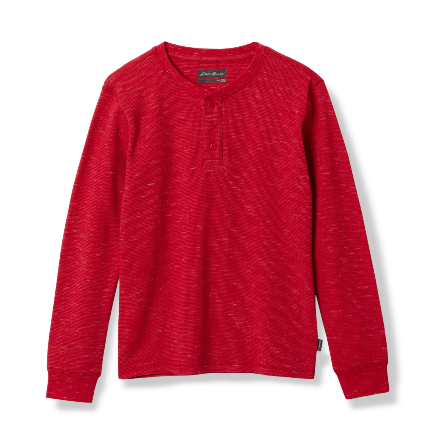 Eddie Bauer Eddies Favorite Thermal Henley bluza Grey Heather bumbac
