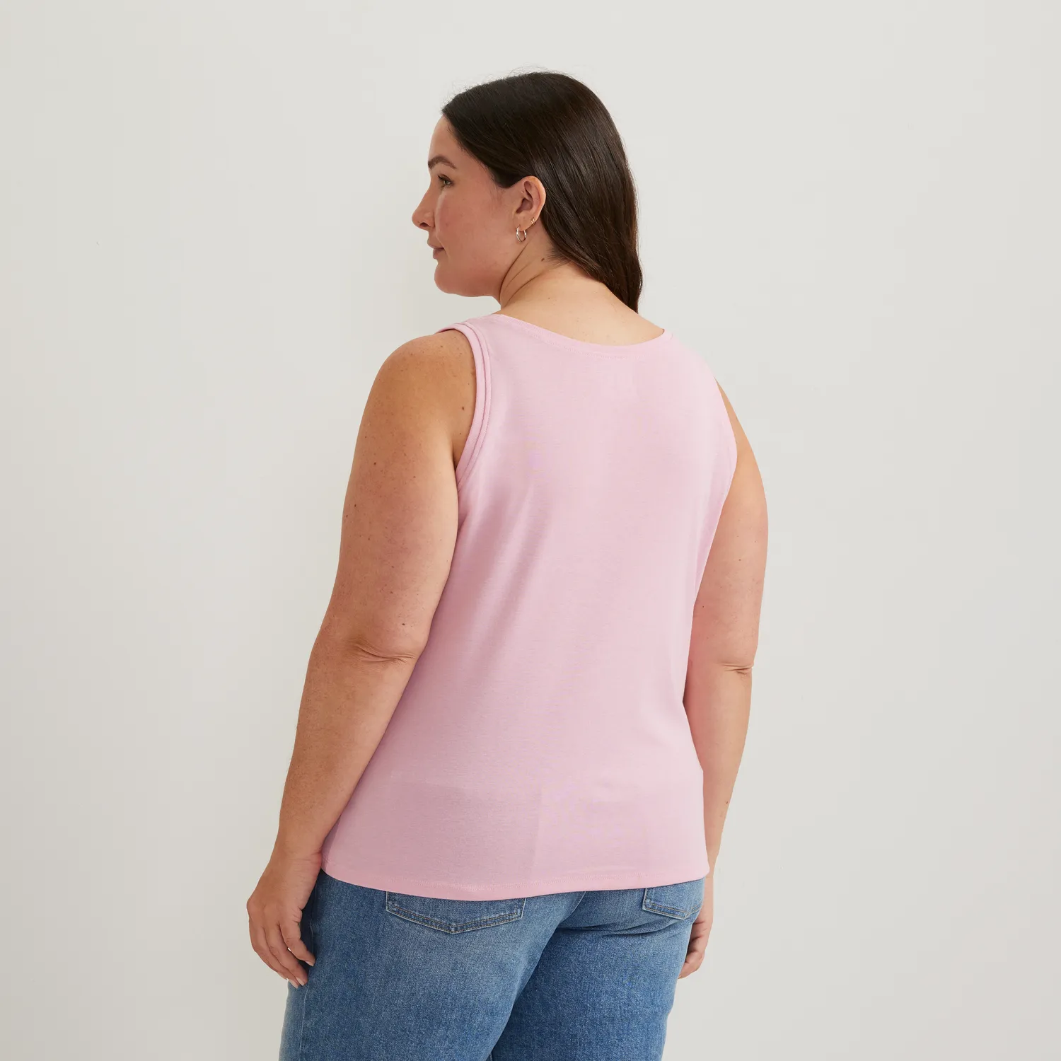 Eddie Bauer Everyday Scoop-Neck Tank maiou galben bumbac