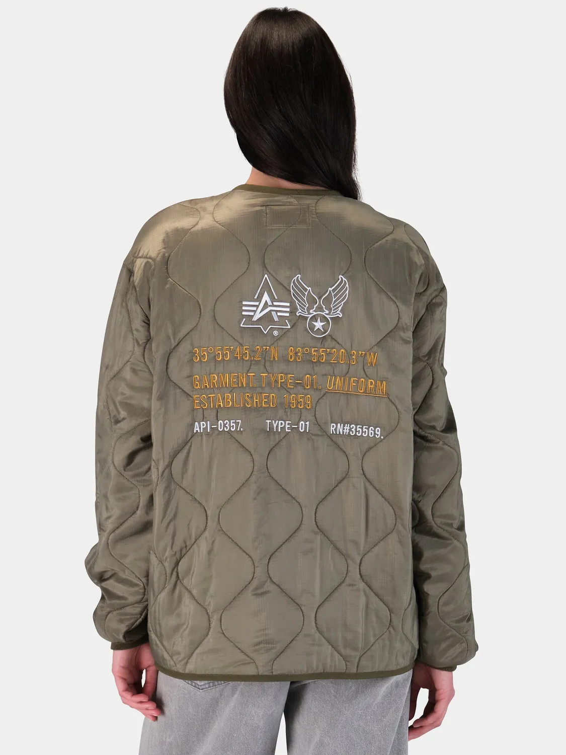 Alpha Industries ALS/92 Relaxed Deco geaca verde OG-107