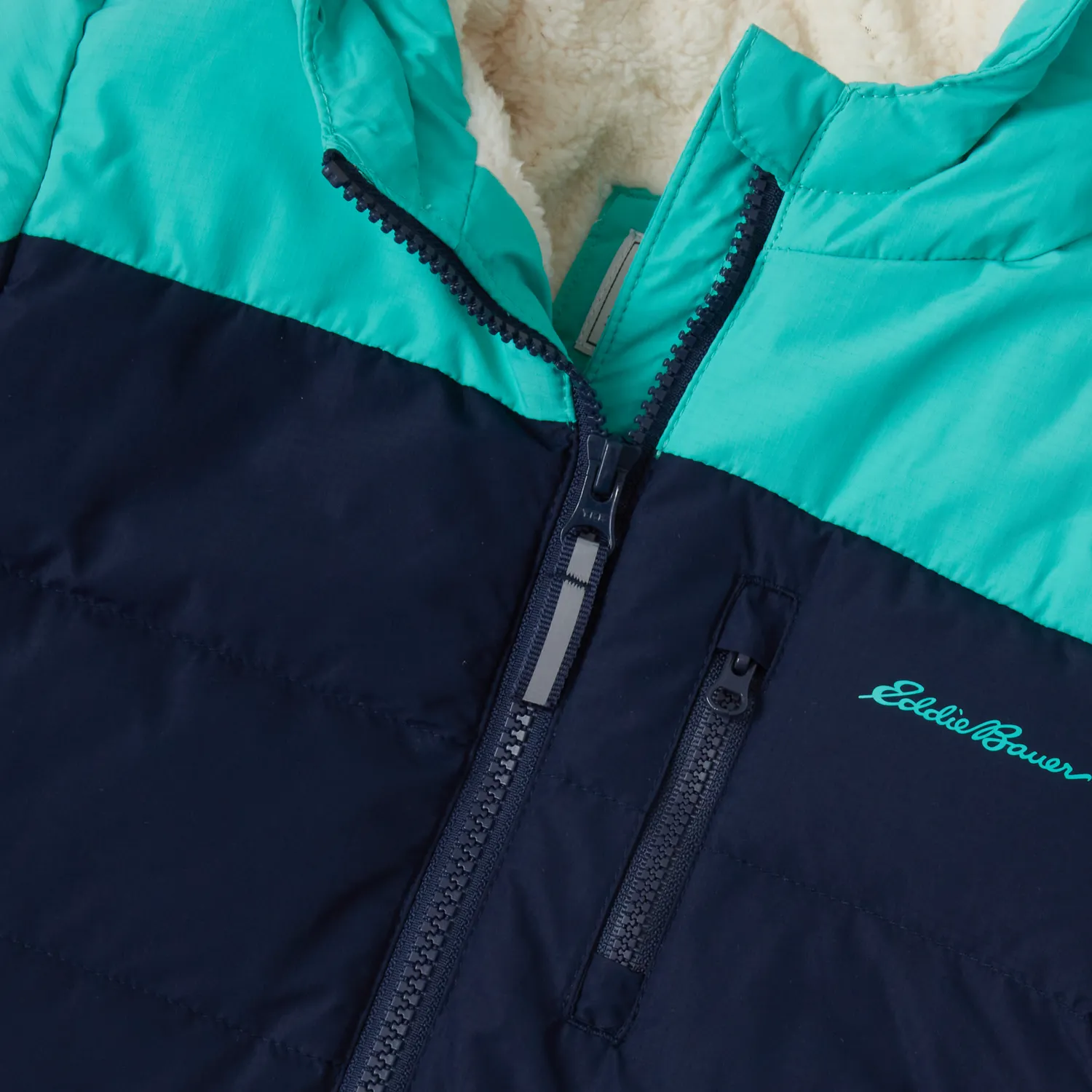 Eddie Bauer Classic Down geacă puf fetite Fairy Tale călduroasă