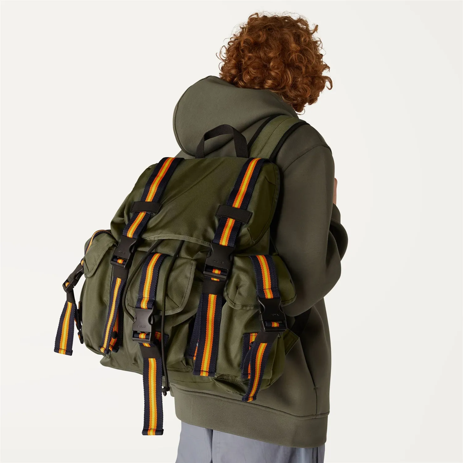K-Way Leo rucsac verde impermeabil