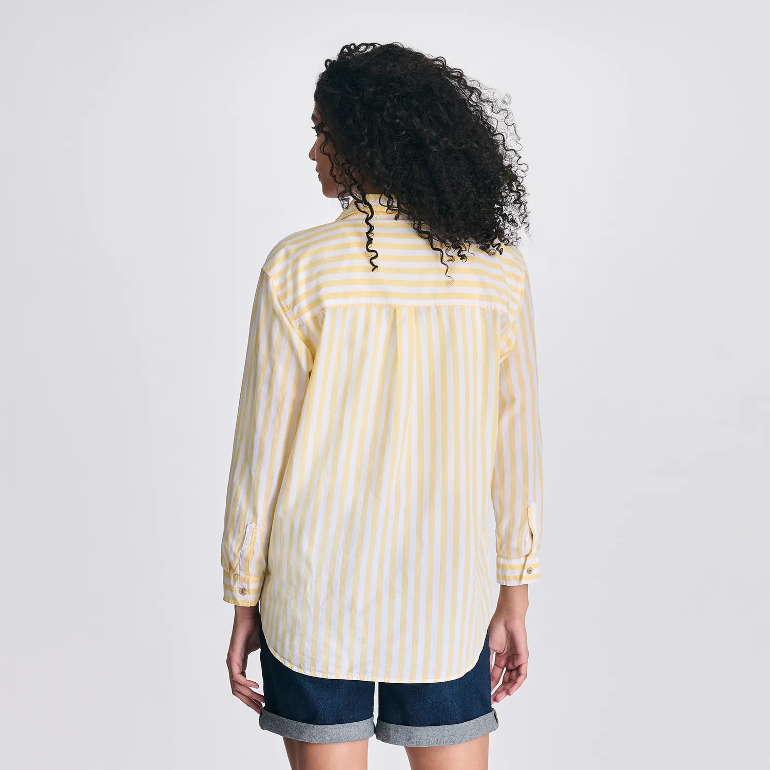 Eddie Bauer Poplin camasa dama albastru deschis relaxata