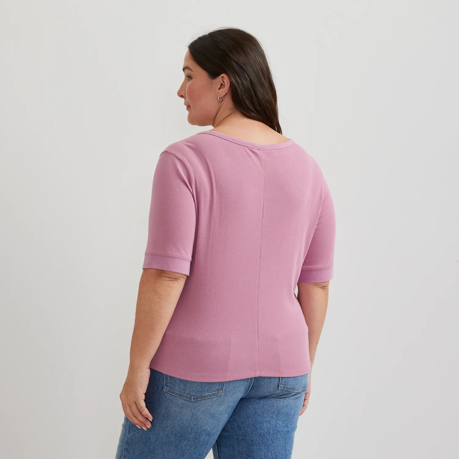 Eddie Bauer Softline Henley damă Sage cu capse
