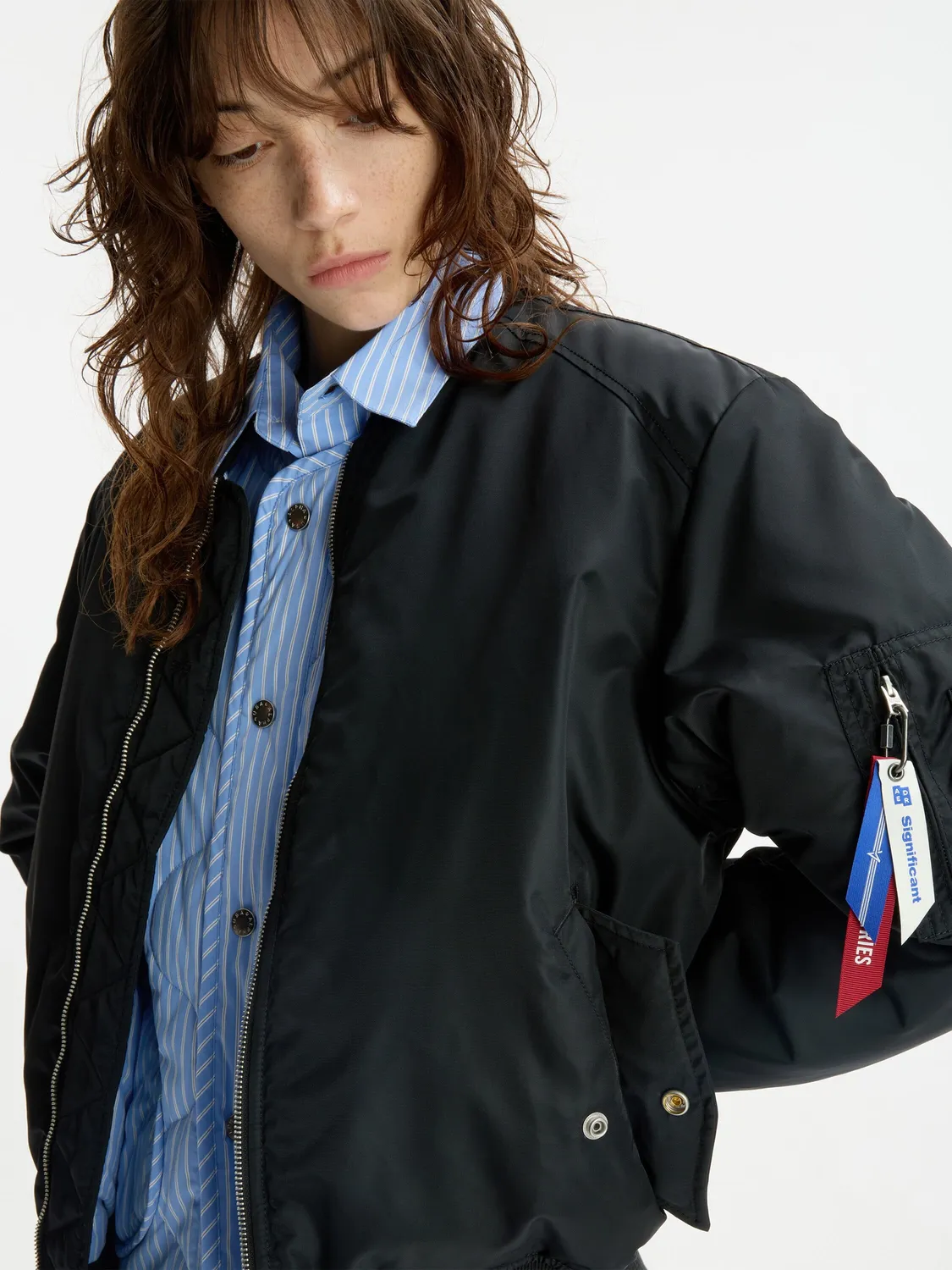 Alpha Industries MA-1 Significant geacă bomber negru călduroasă
