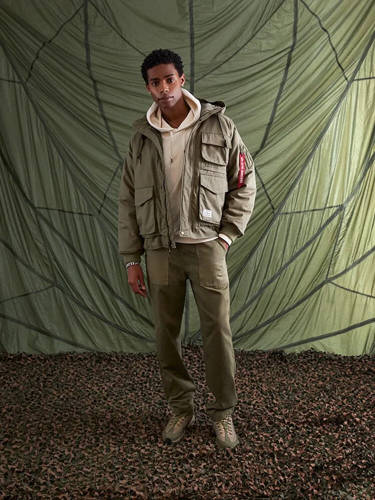 Alpha Industries MA-1 Hunting Mod geacă verde călduroasă