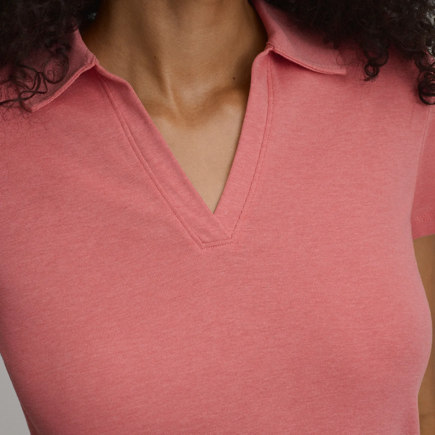 Bluza Eddie Bauer Everyday dama guler alb bumbac