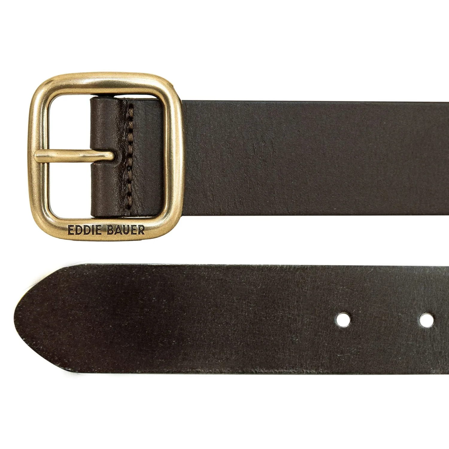 Eddie Bauer Center Bar curea dama neagra piele 35mm