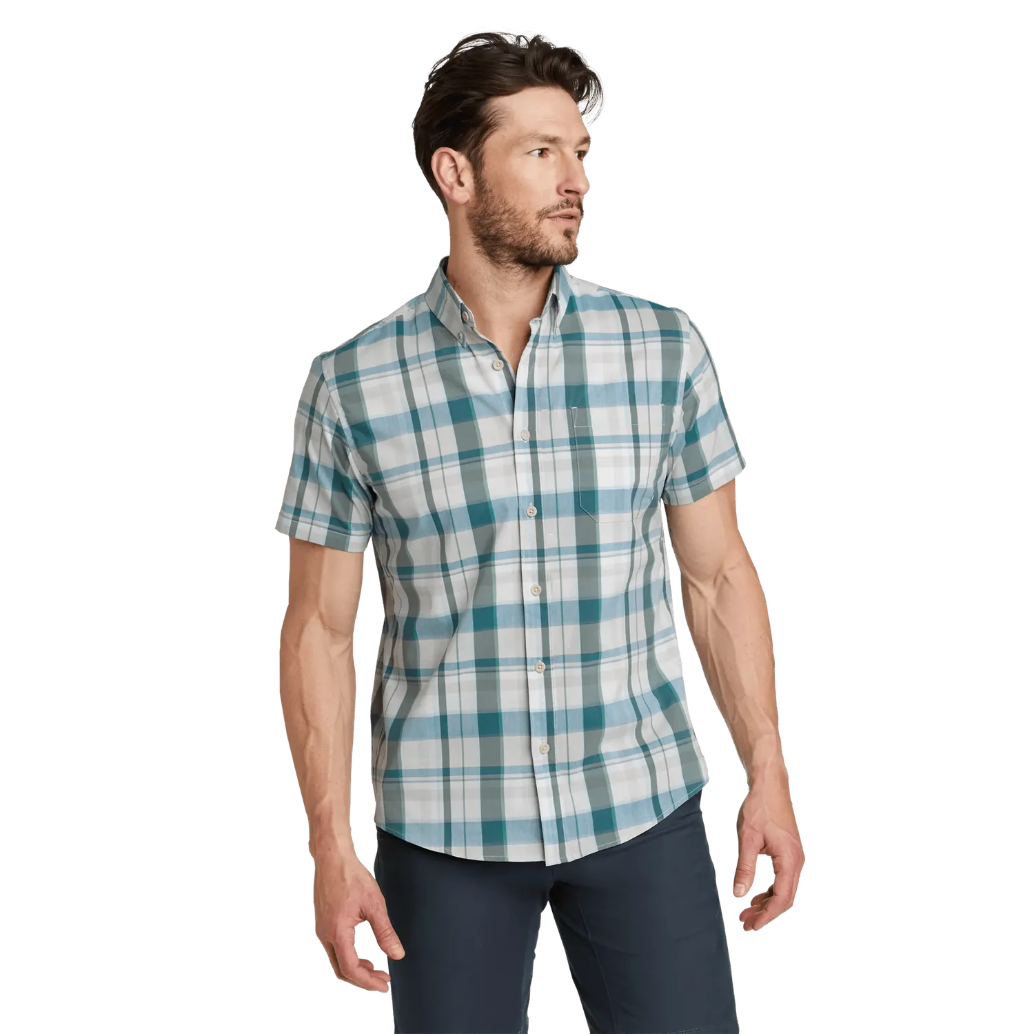 Eddie Bauer Voyager Flex camasa barbati maneca scurta
