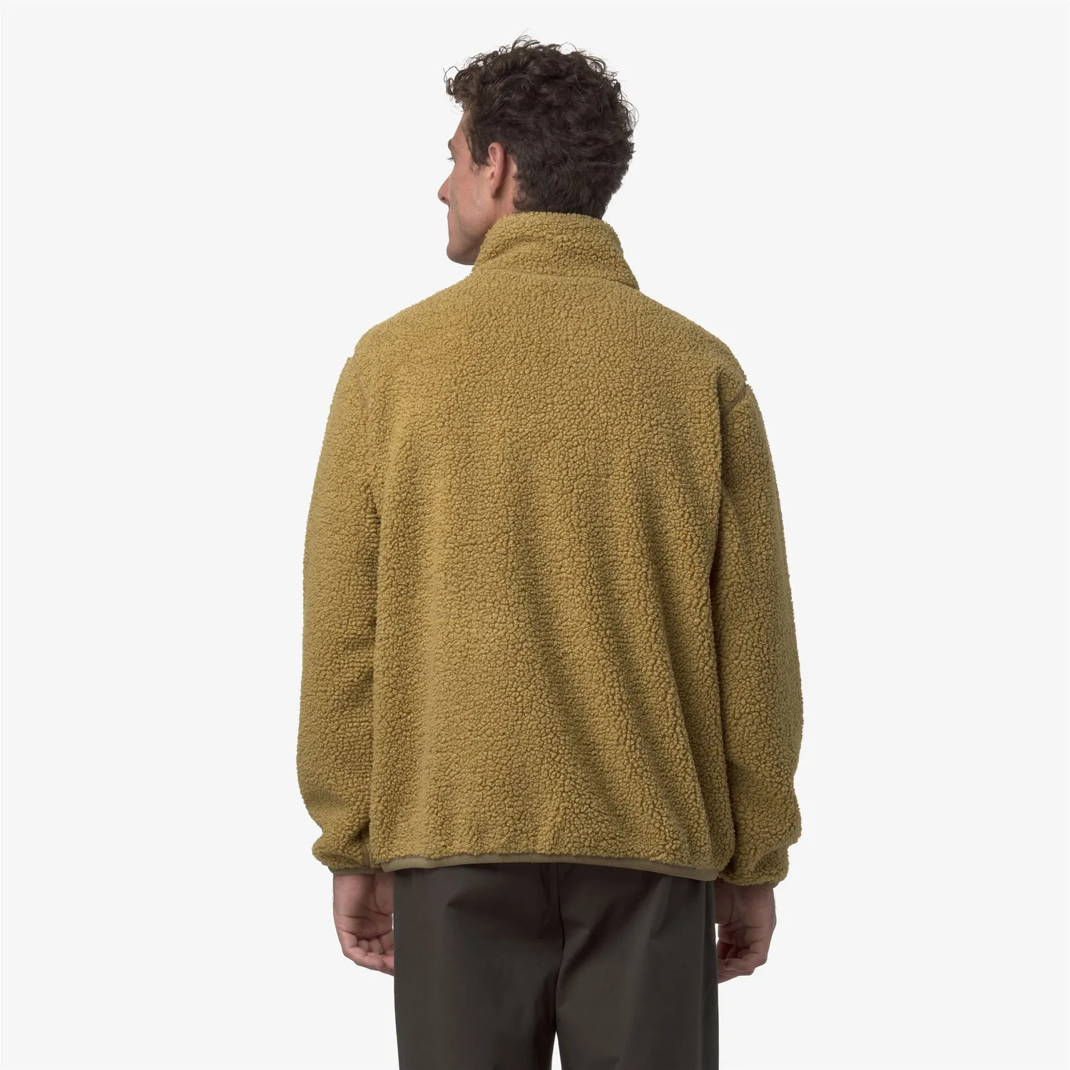 K-Way Pascal Sherpa Polar geaca bej reversibila fleece