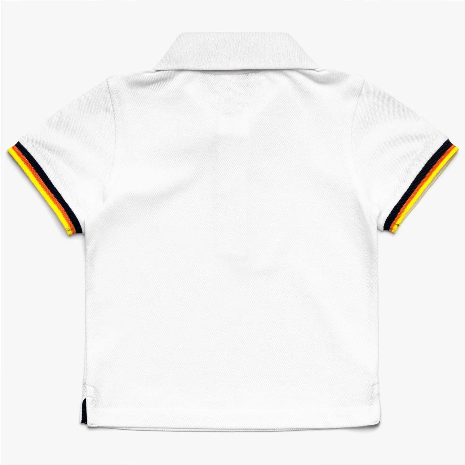 K-Way Vincent polo copii alb bumbac stretch
