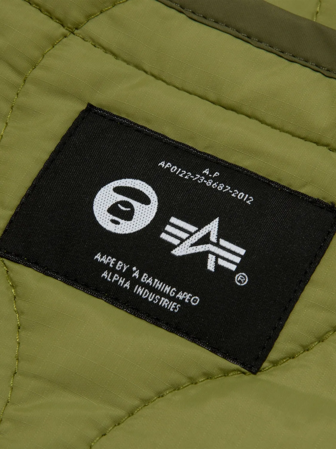 AAPE Alpha Liner geacă Sage streetwear