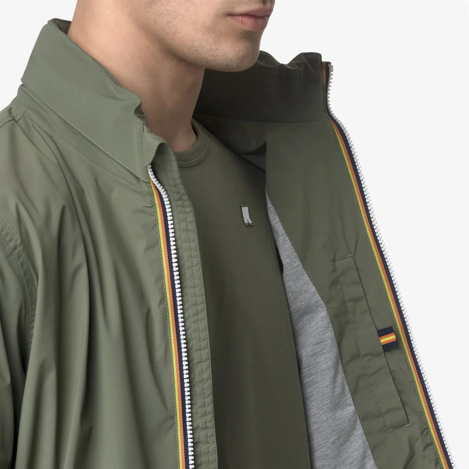 K-Way Amaury Stretch Nylon geaca barbati green lichen
