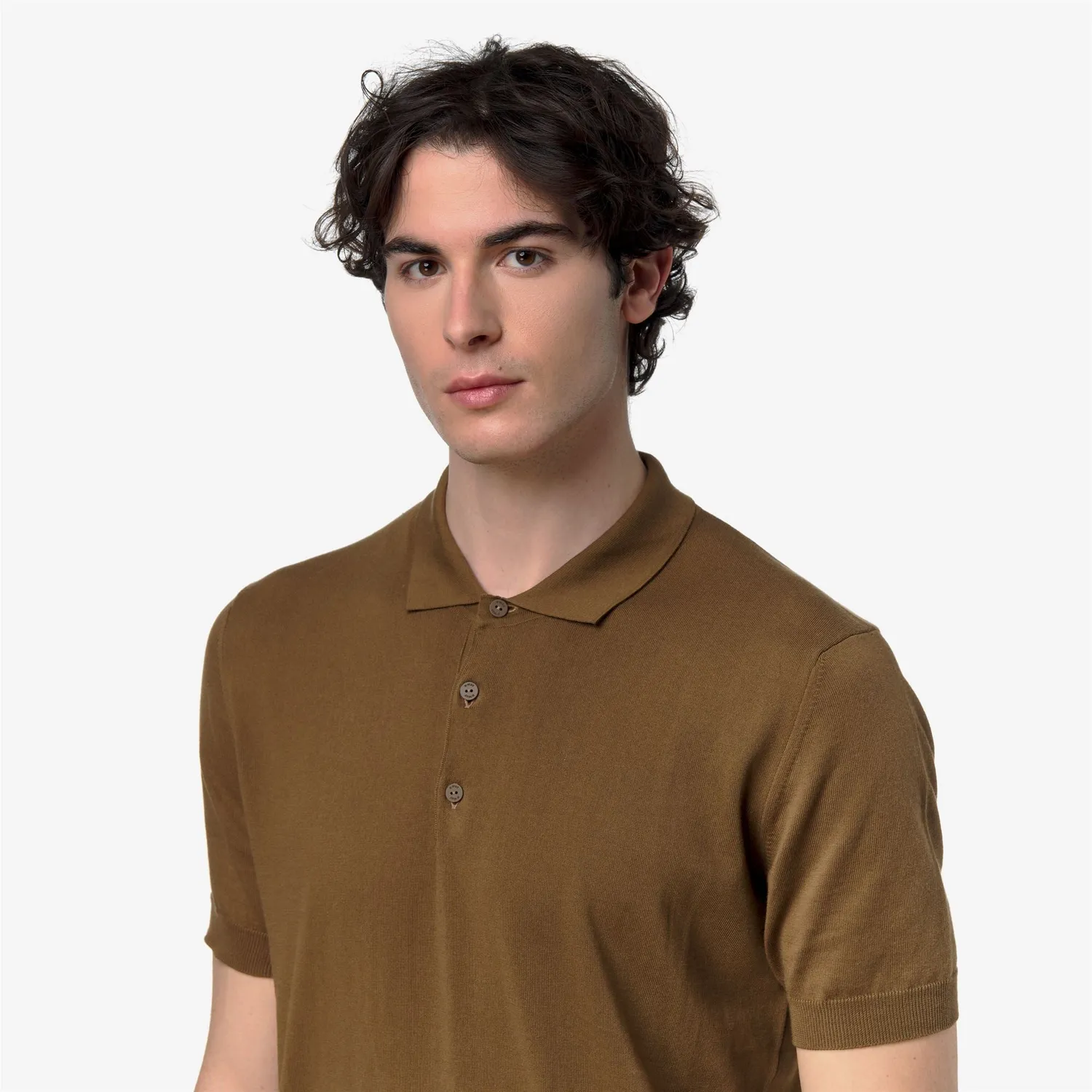 K-Way Pleyne K4126RW polo barbati maro bumbac egiptean