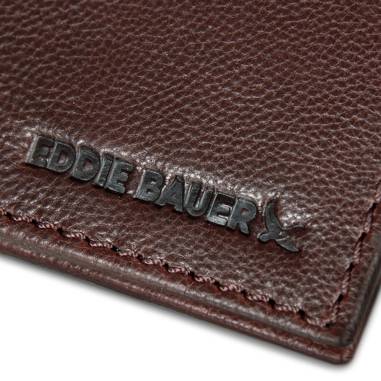 Eddie Bauer Signature portofel piele negru cu clips RFID