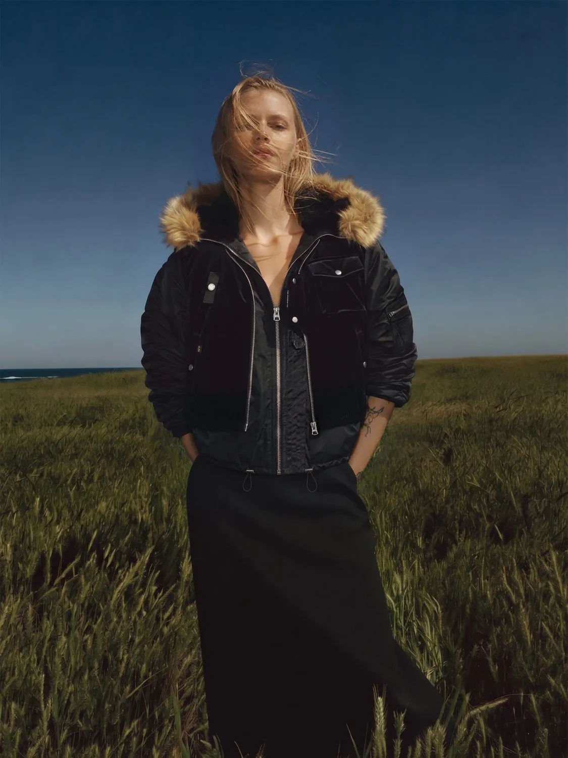 Alpha Industries N-2B Andersson Bell parka cu vesta
