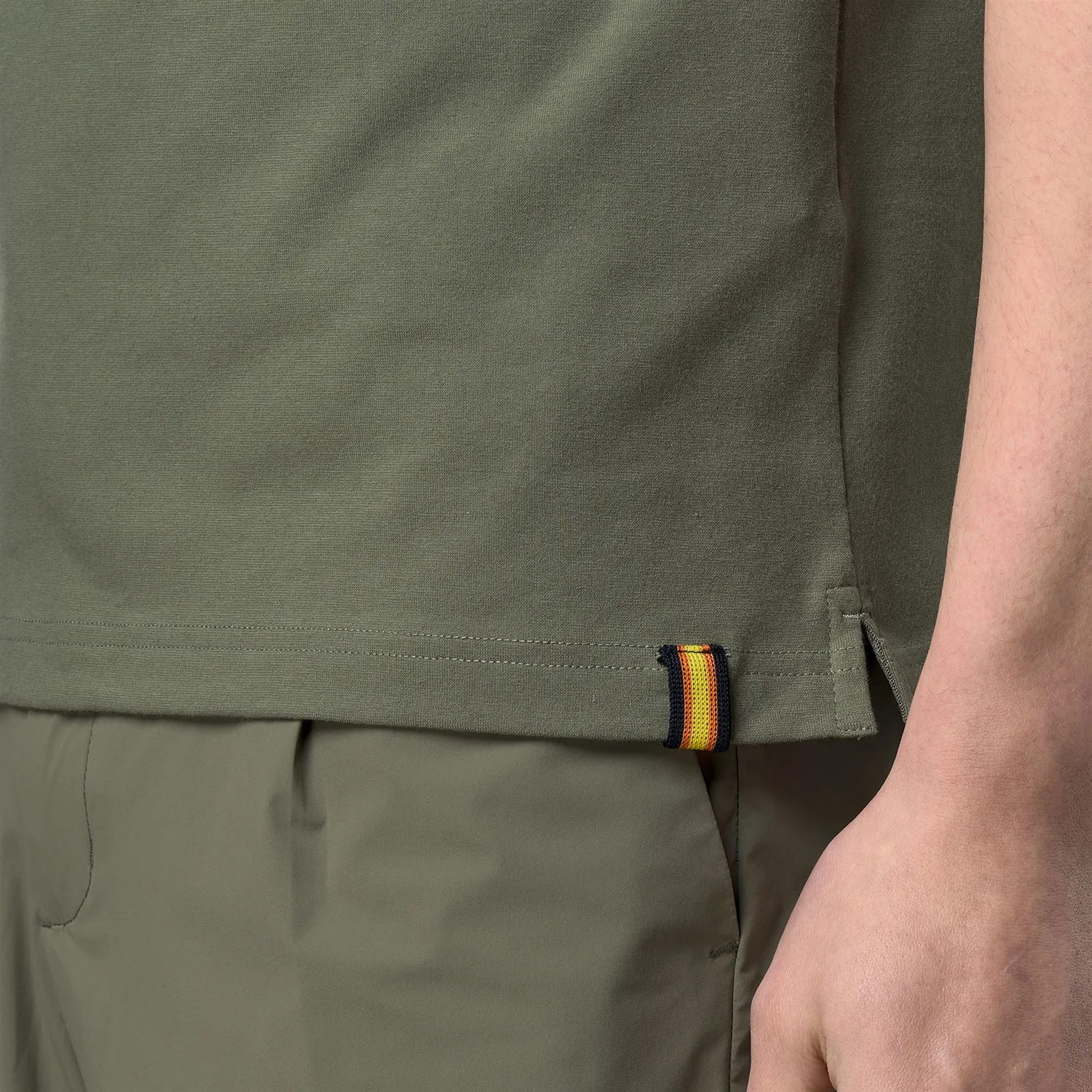 K-Way Vincelle Ice Cotton polo barbati verde elastic