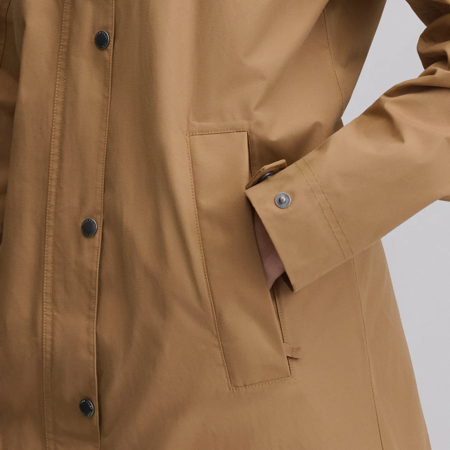 Eddie Bauer Charly Waterproof Hooded Rain Parka palton dama impermeabil lung