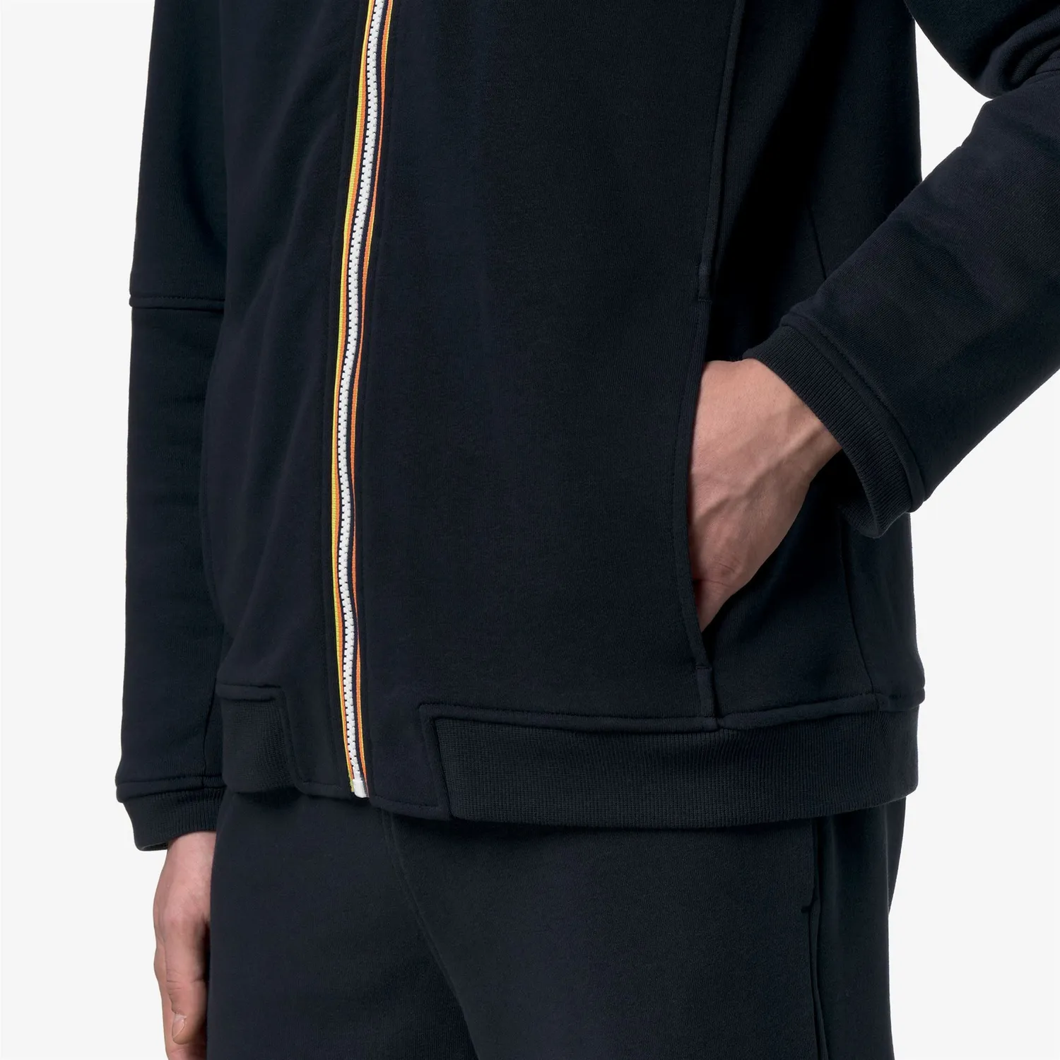 K-Way Prosper hanorac fleece albastru cu gluga