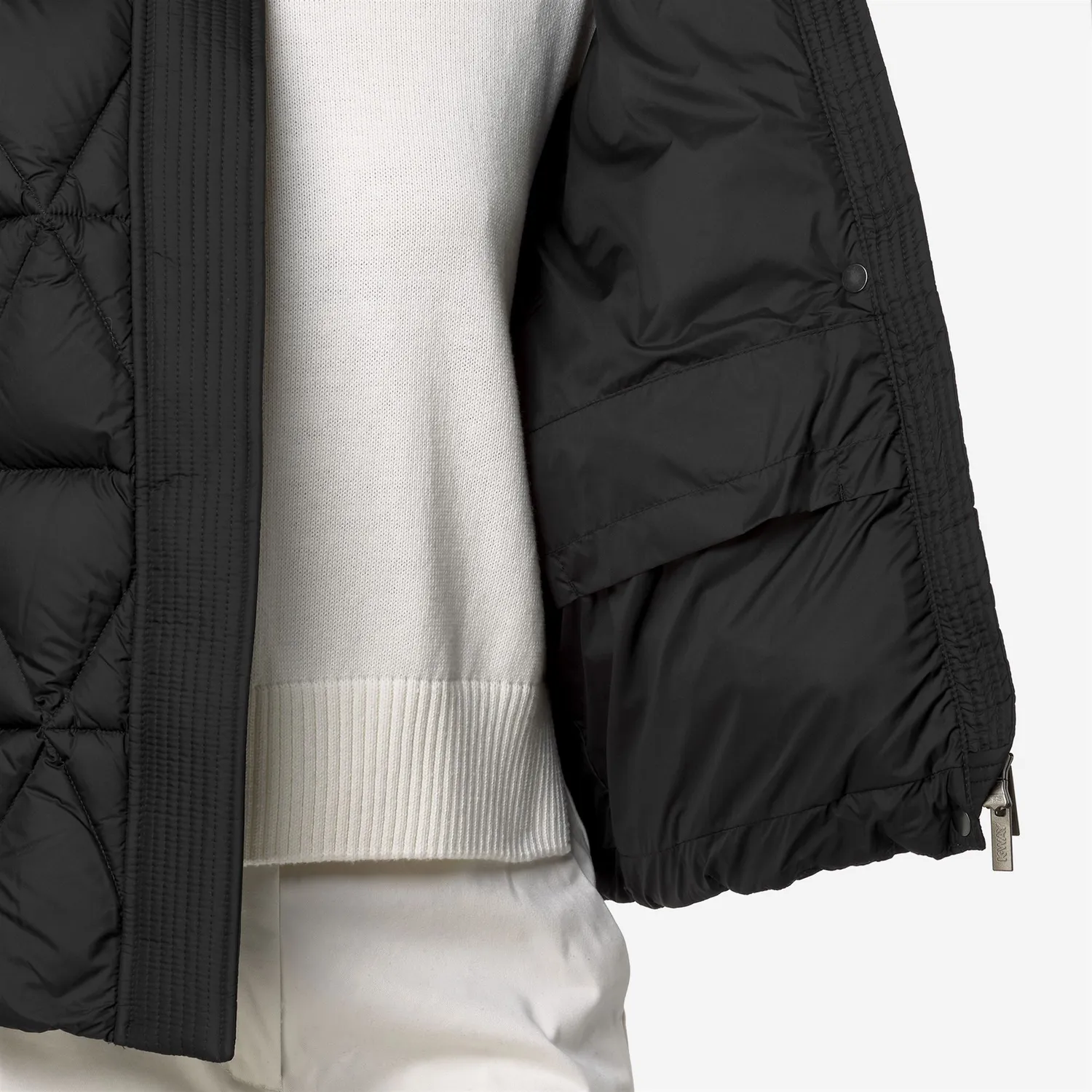 K-Way Lethille Thermo Microfiber geaca dama neagra puf