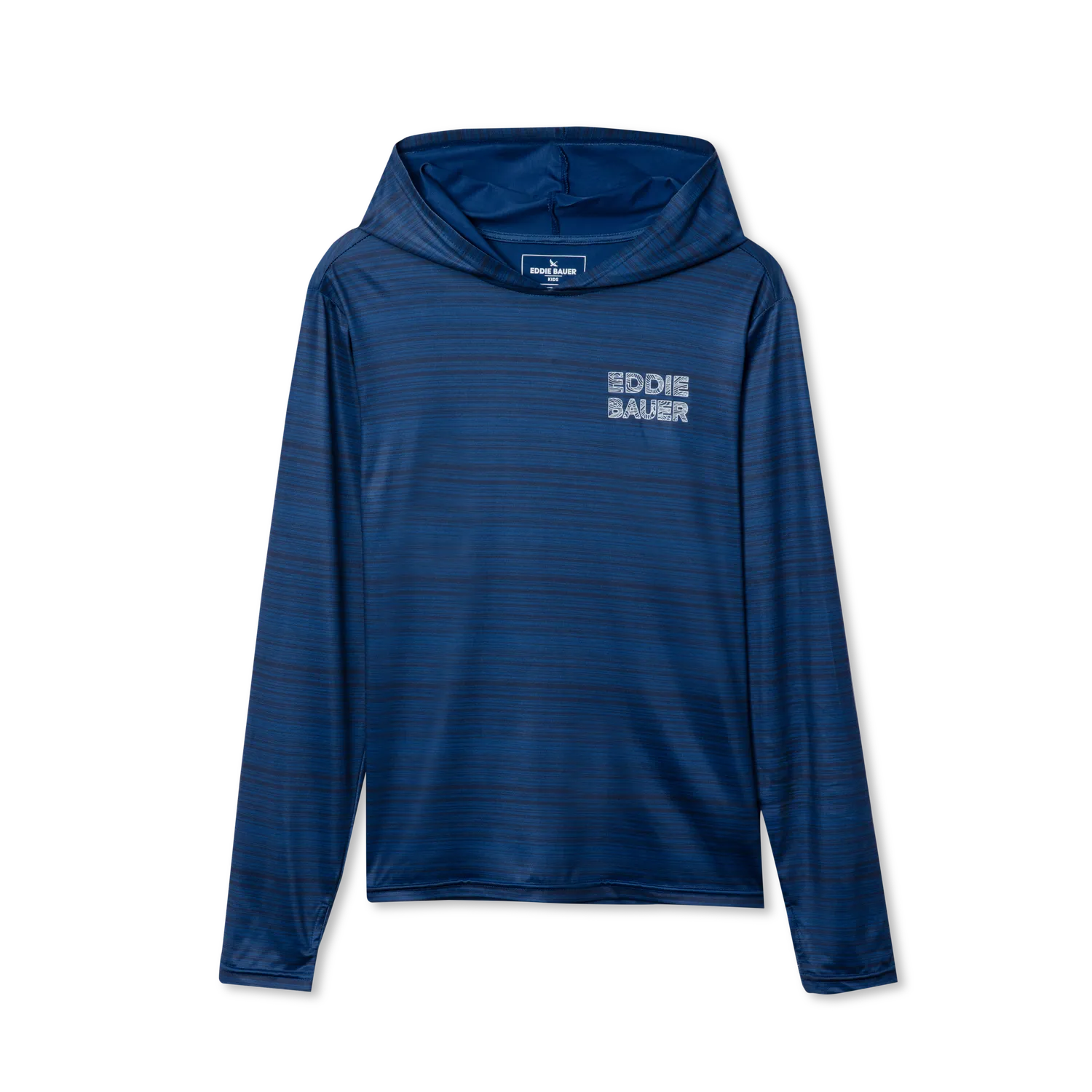 Eddie Bauer Sea Spray Boys Hooded Fishing Rashguard tricou inot albastru UPF50+