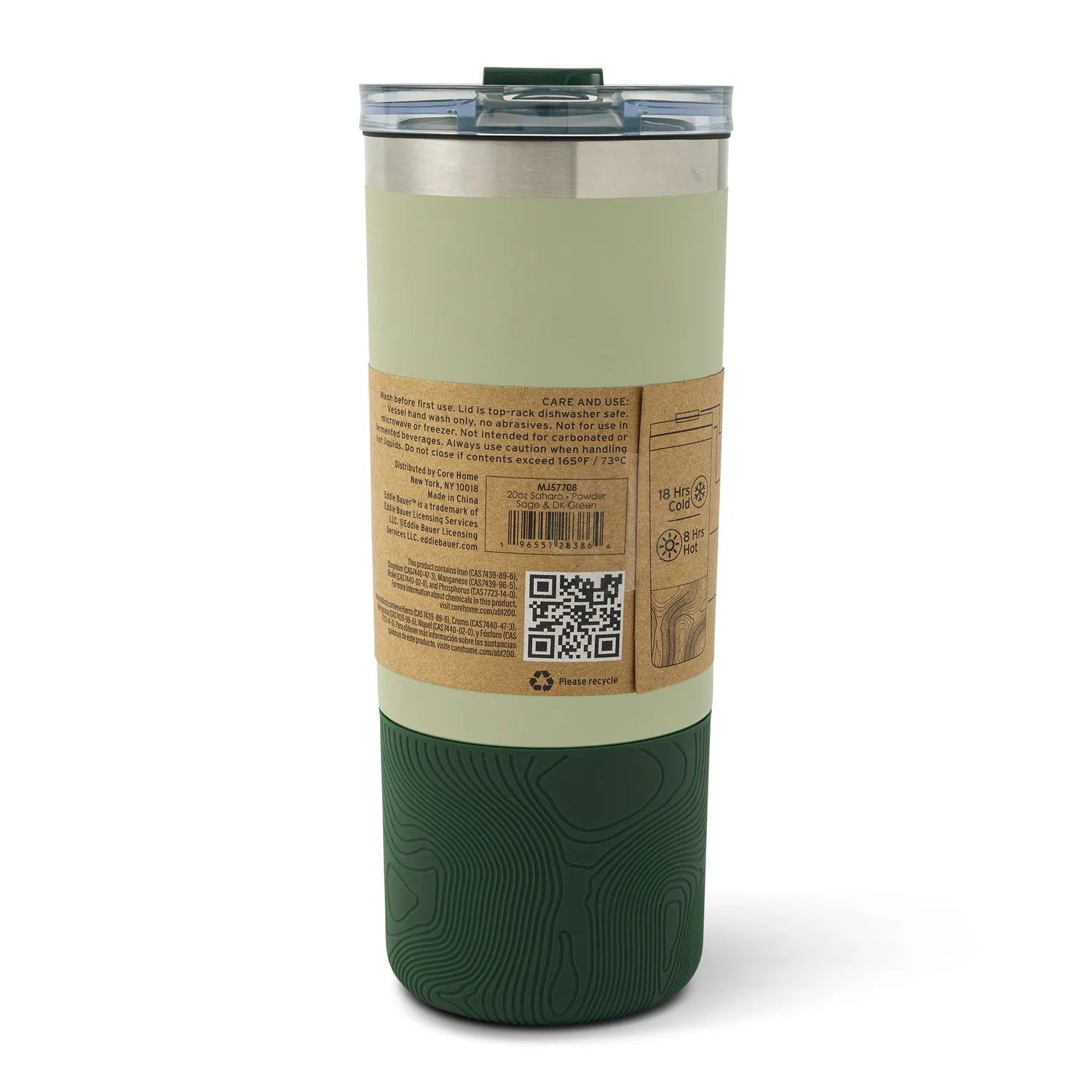 Eddie Bauer Sahara sticlă verde 20oz oțel