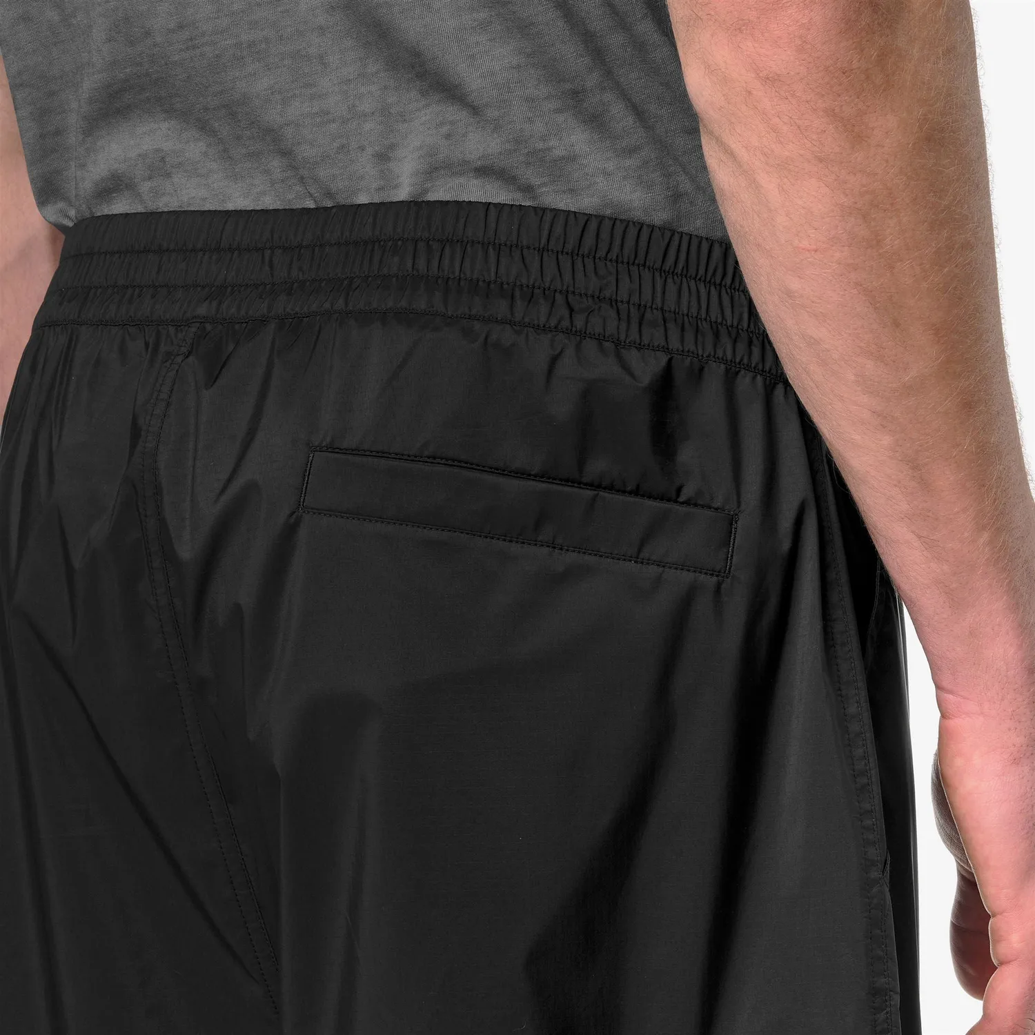 K-Way Mat LF pantaloni cargo barbati negri impermeabili