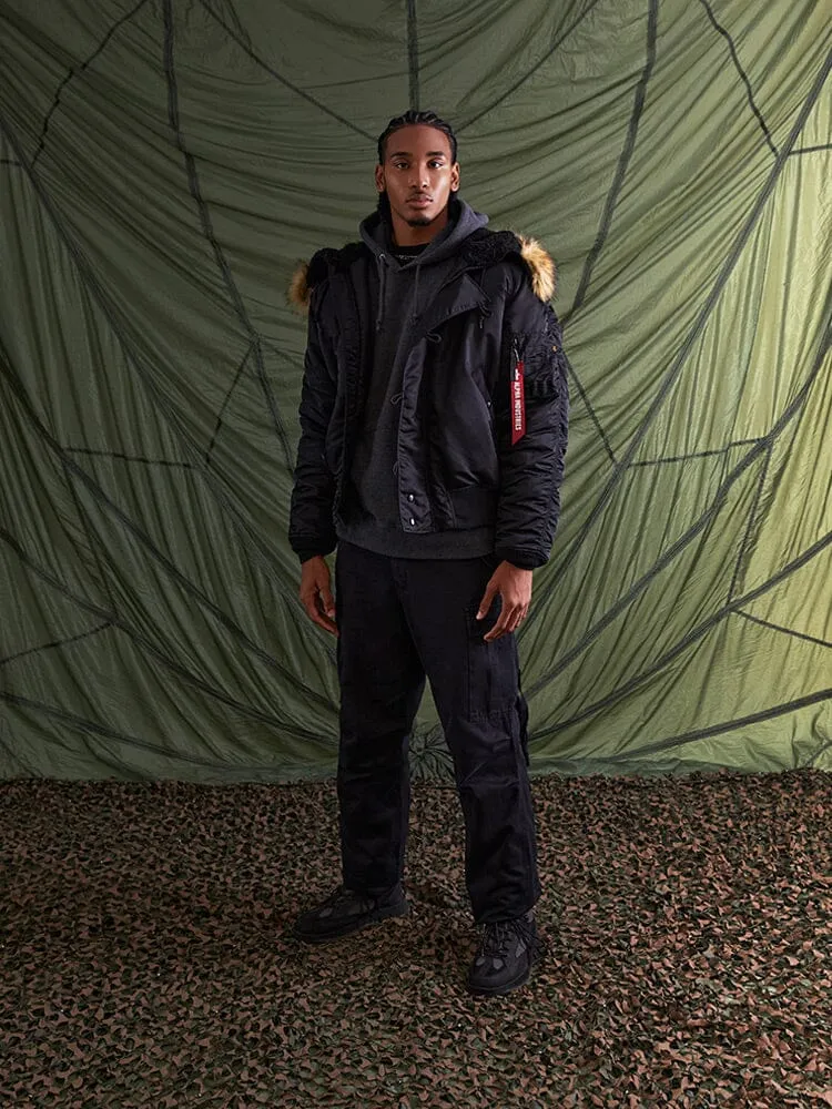 Alpha Industries N-2B Short Waist parka negru ger