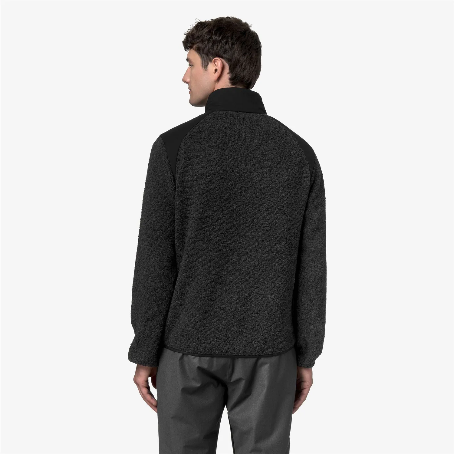 K-Way Bornes W Polar geaca fleece neagra barbati