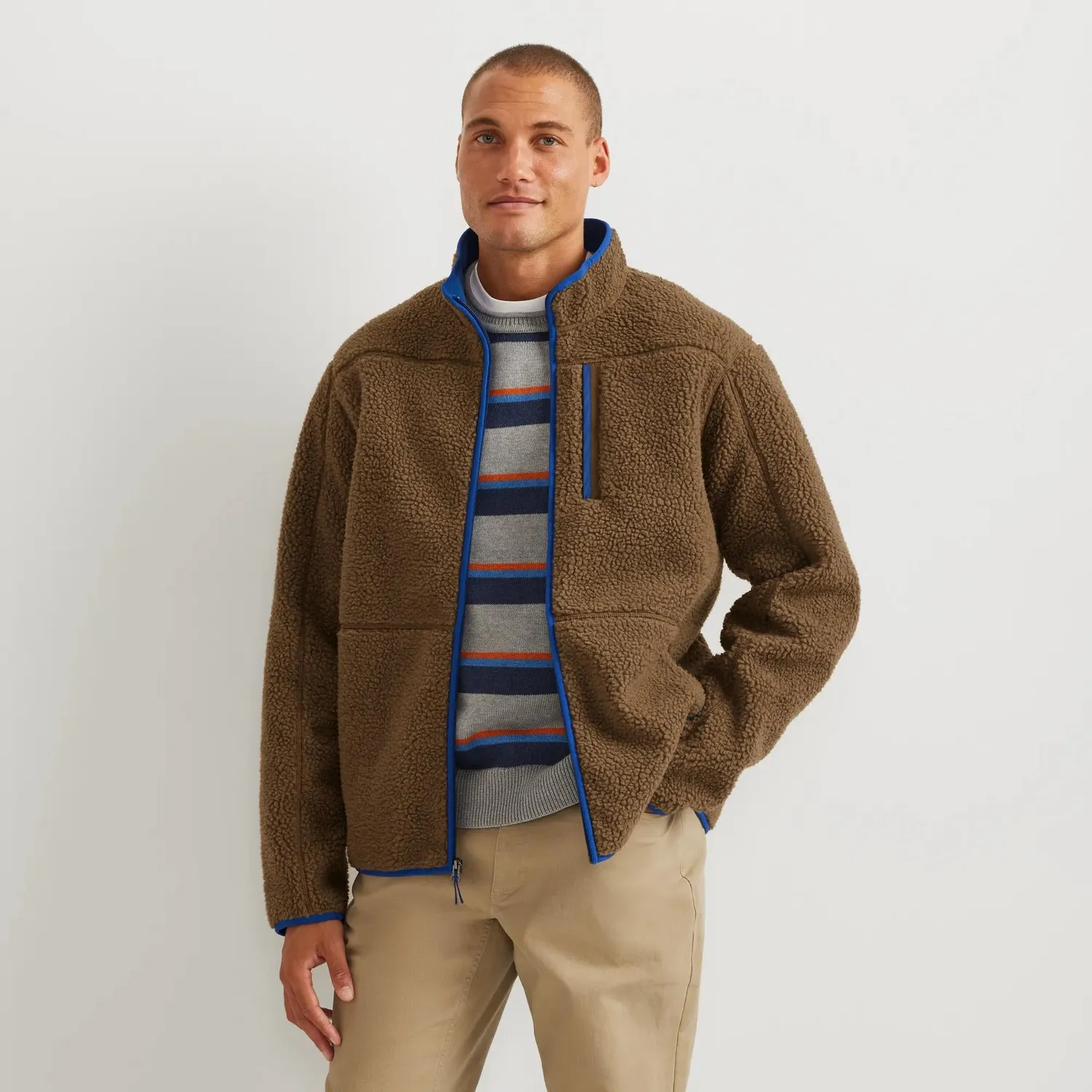 Eddie Bauer Chilali Fleece geaca polar Oyster M calduroasa