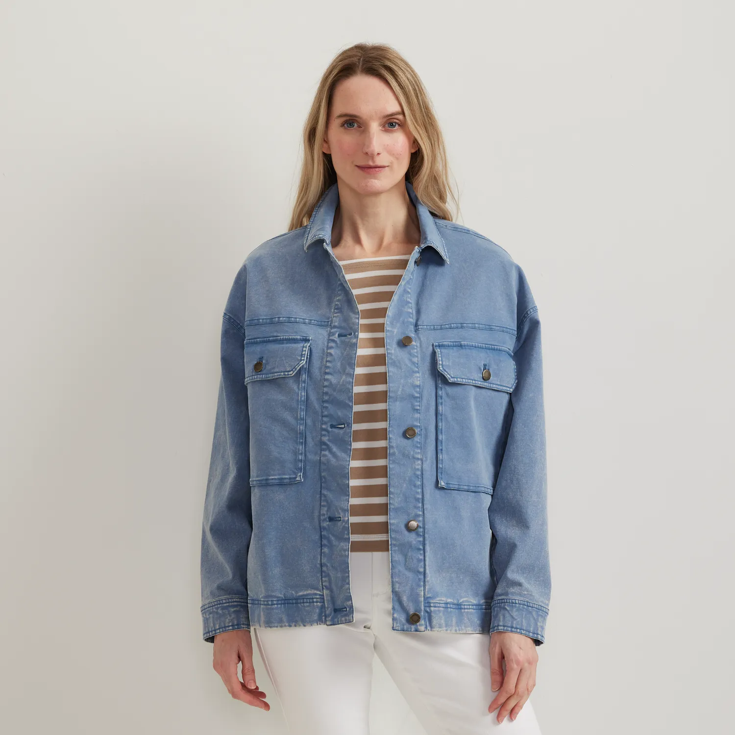 Eddie Bauer Seabrook geacă damă kaki spălată lejeră