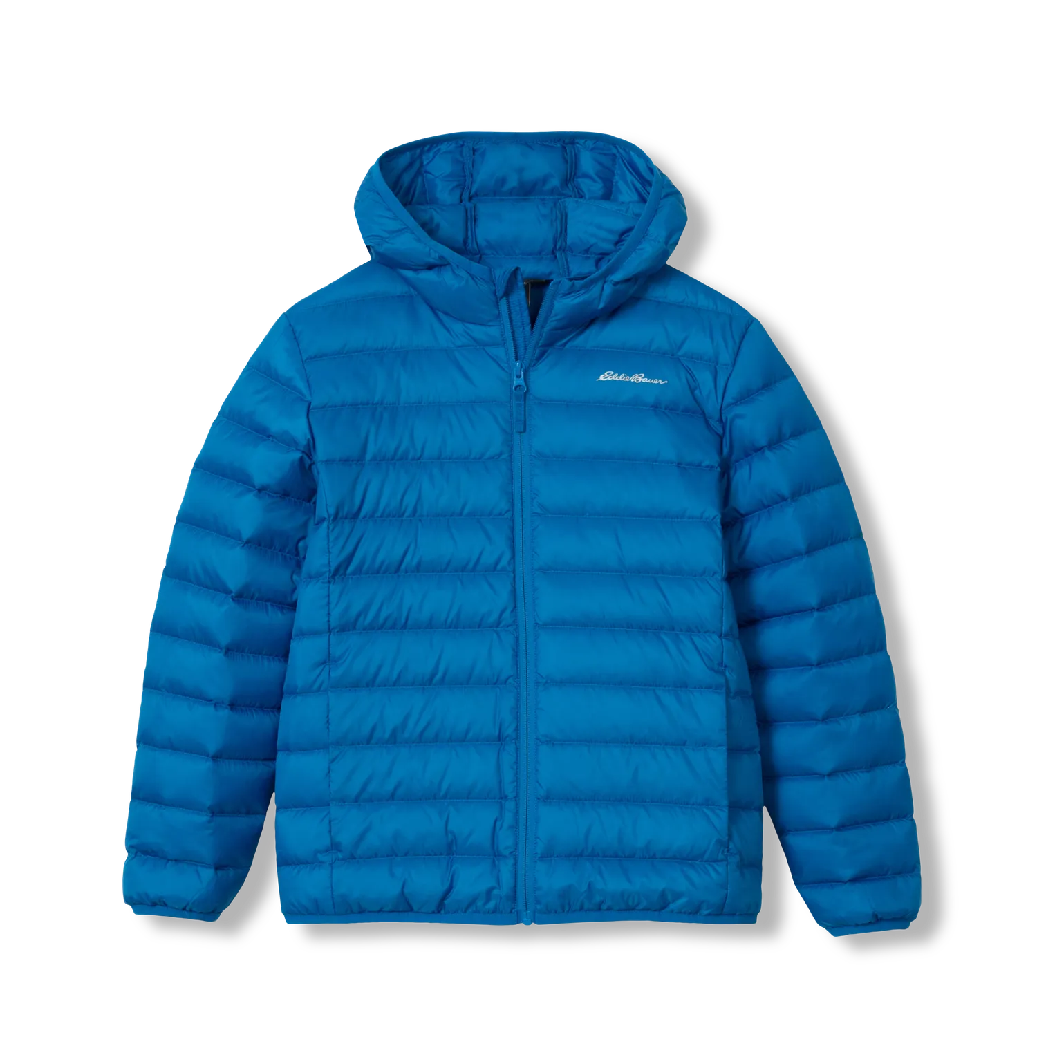 Eddie Bauer CirrusLite geacă copii albastră puf cu glugă