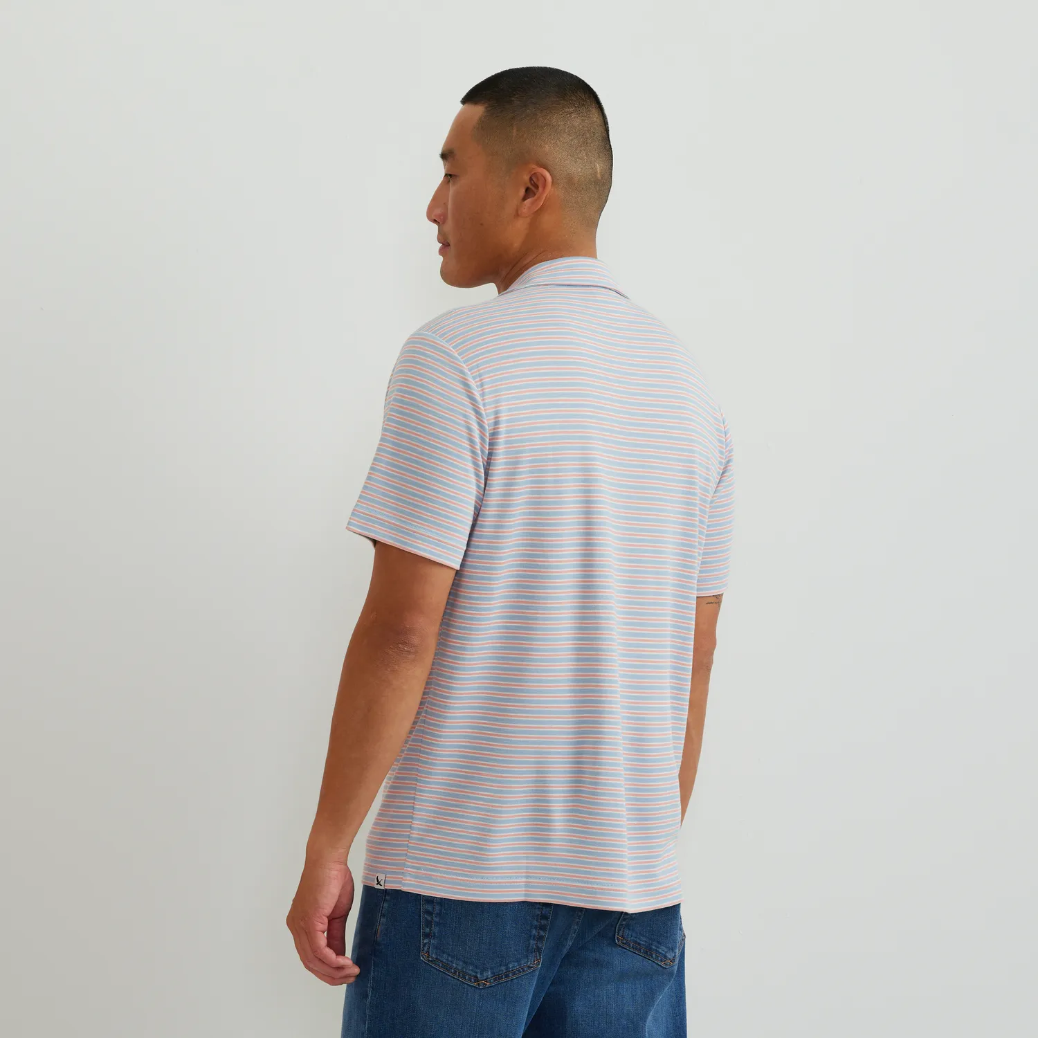 Eddie Bauer Journey Modal polo dungi barbati ivory