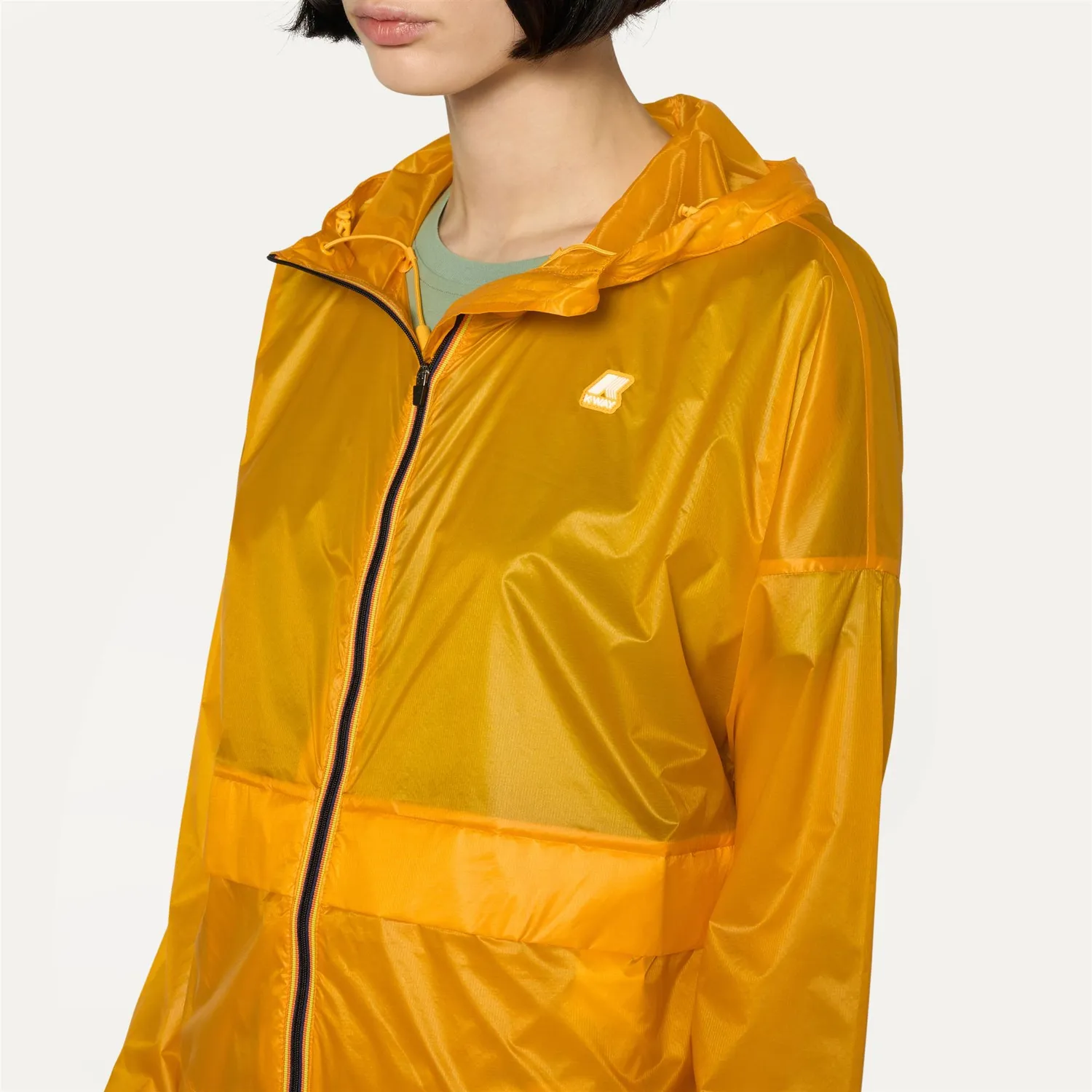 K-Way Ophel Light Micro Ripstop geaca dama galben impermeabila