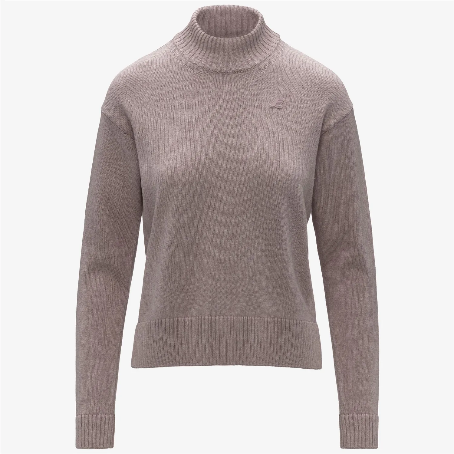 K-Way Agata Cotton Cashmere pulover roz guler inalt