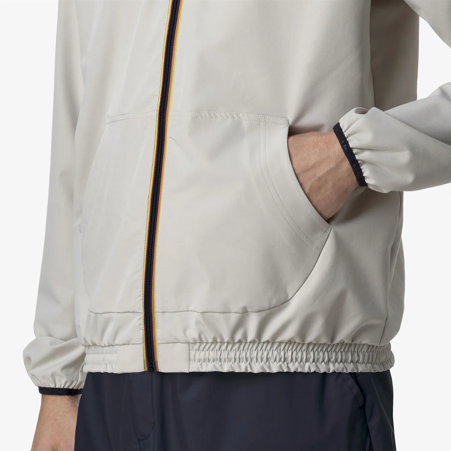K-Way Sia hanorac fleece bej barbati elastic