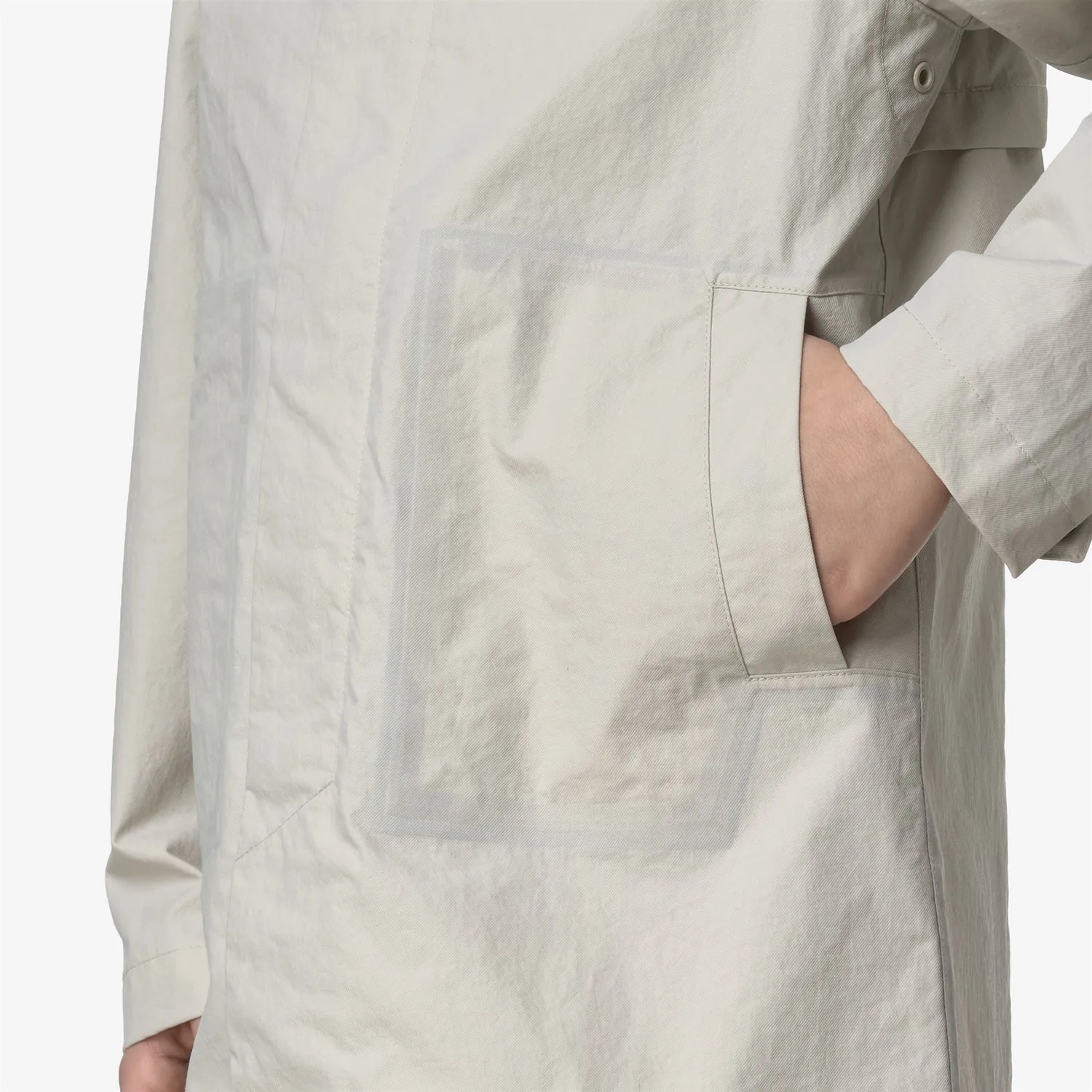 K-Way P. Kenley Cotton Nylon geaca bej 3/4 baieti