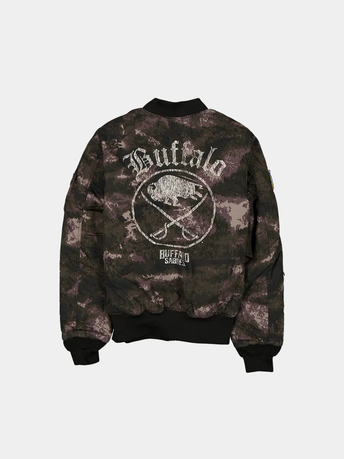 Alpha Industries MA-1 Buffalo Sabres jachetă bomber neagră