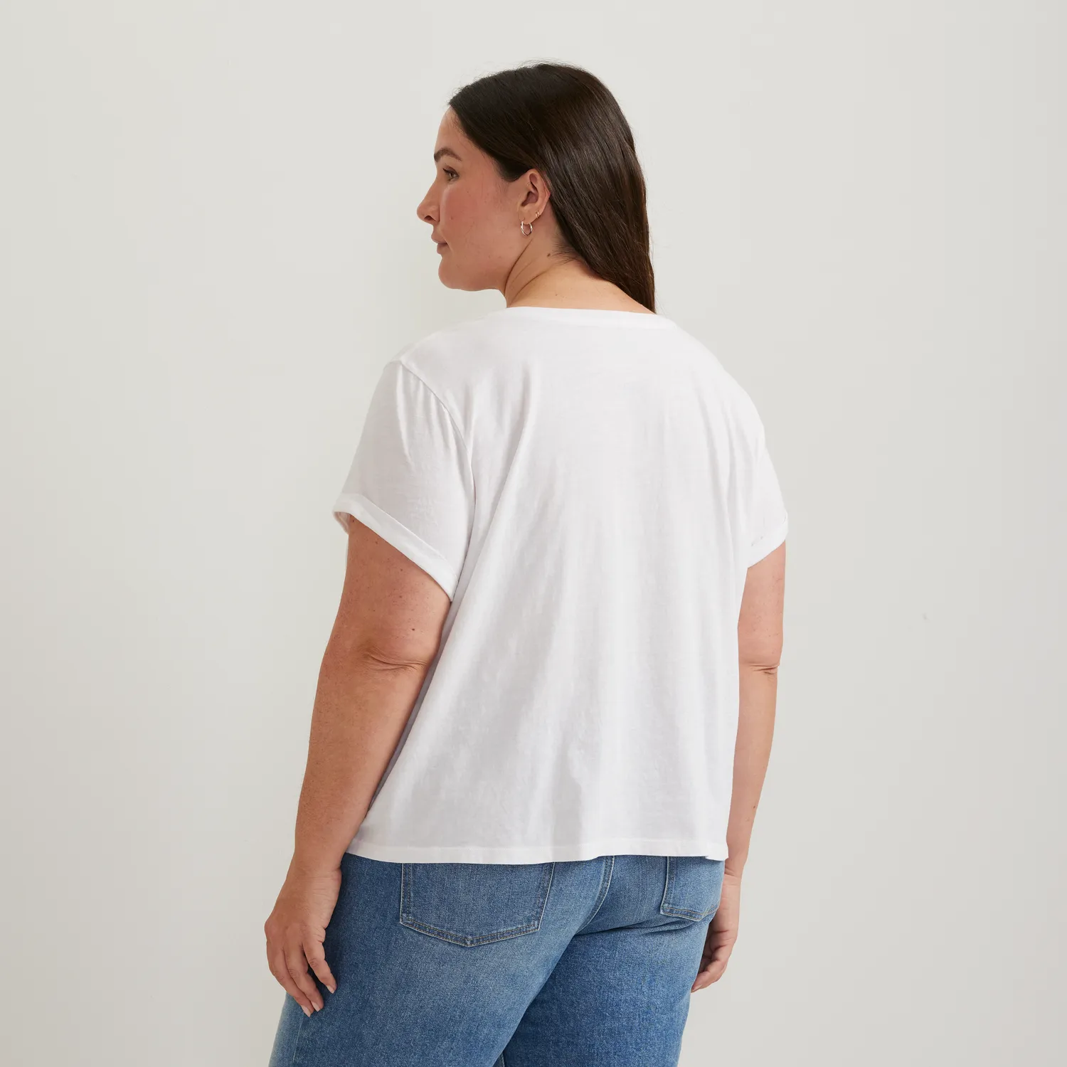 Eddie Bauer Sunwashed tricou dama decolteu V usor