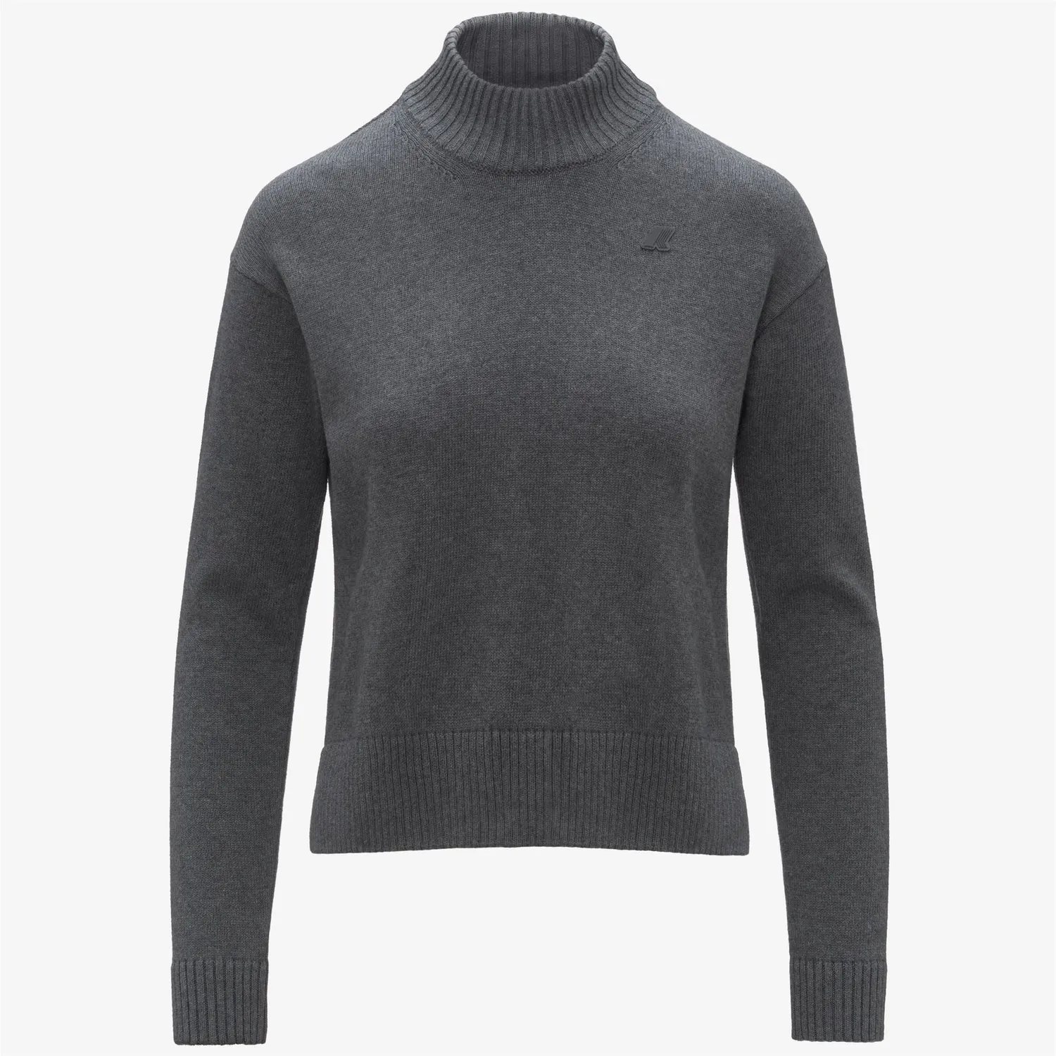 K-Way Agata Cotton Cashmere pulover dama Grey Smoked casmir