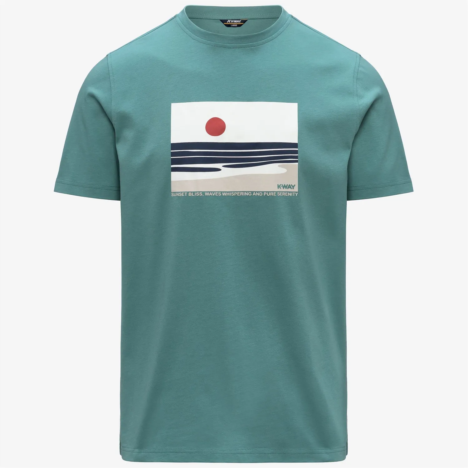 K-Way Odom K71352W tricou barbati verde mine bumbac
