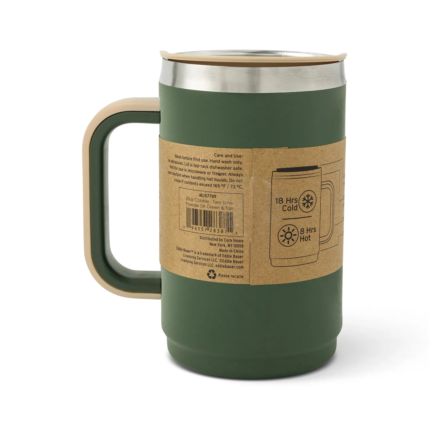 Eddie Bauer Cobble cană termică 20oz verde închis