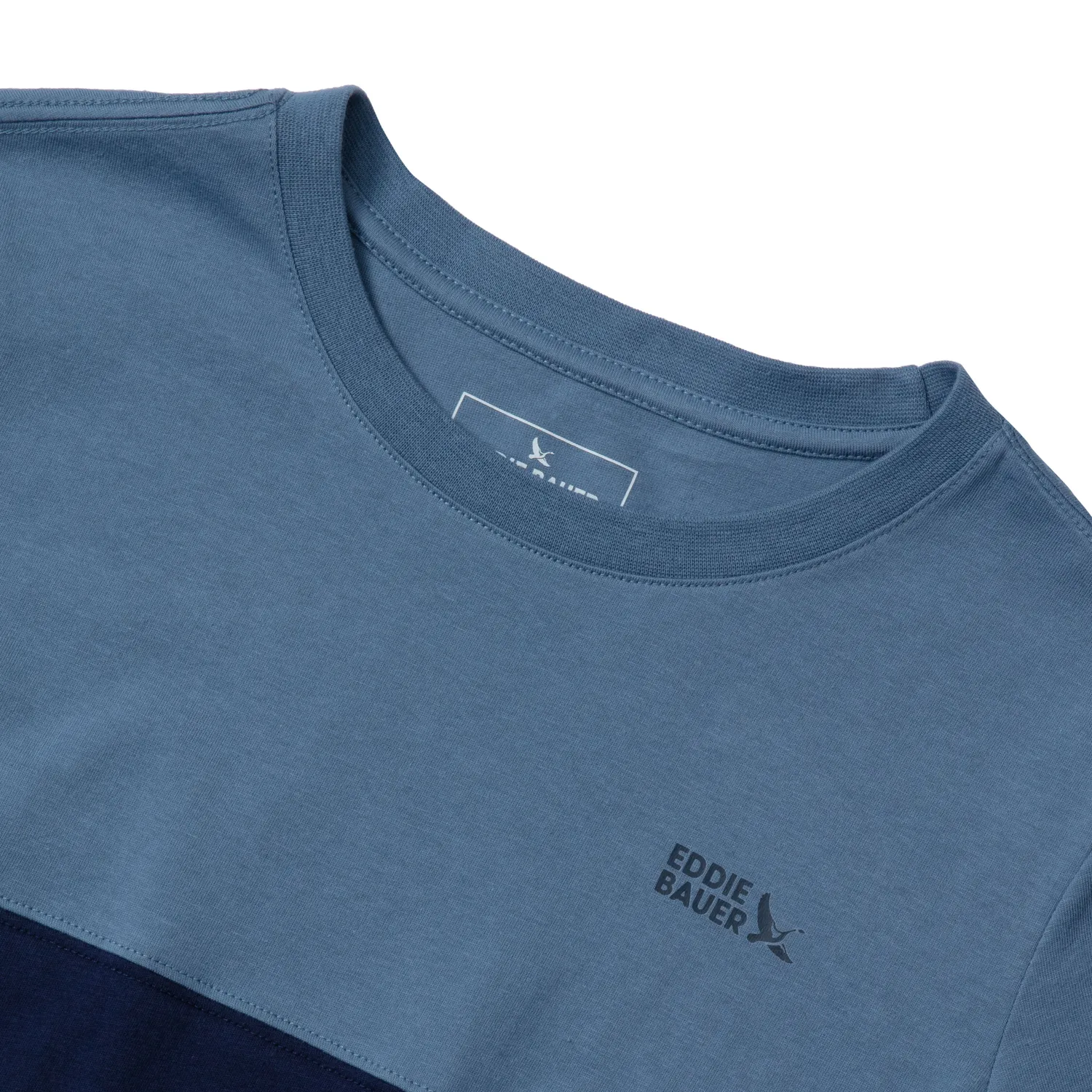 Eddie Bauer Colorblock tricou baieti bleumarin bumbac
