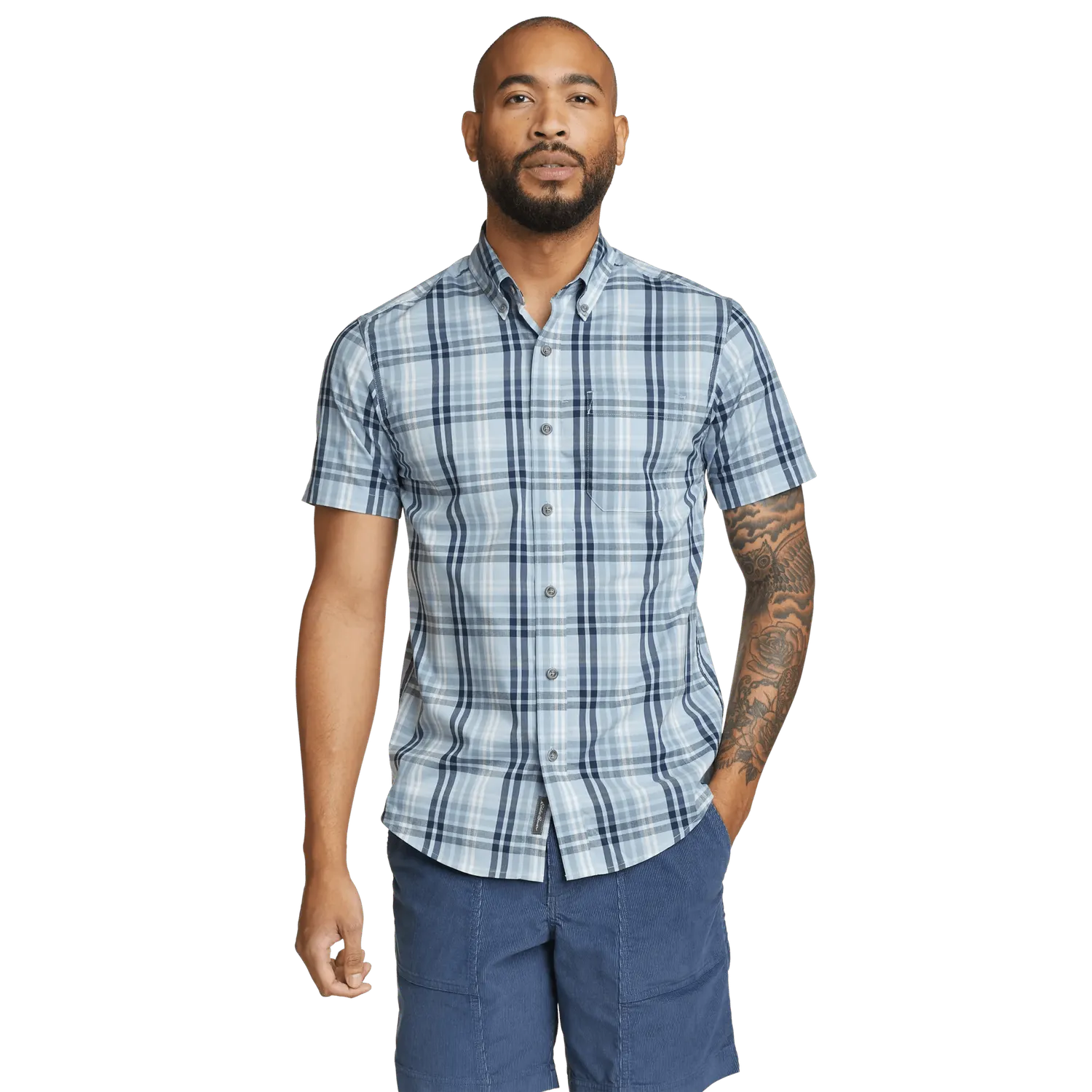 Eddie Bauer Voyager Flex camasa barbati maneca scurta