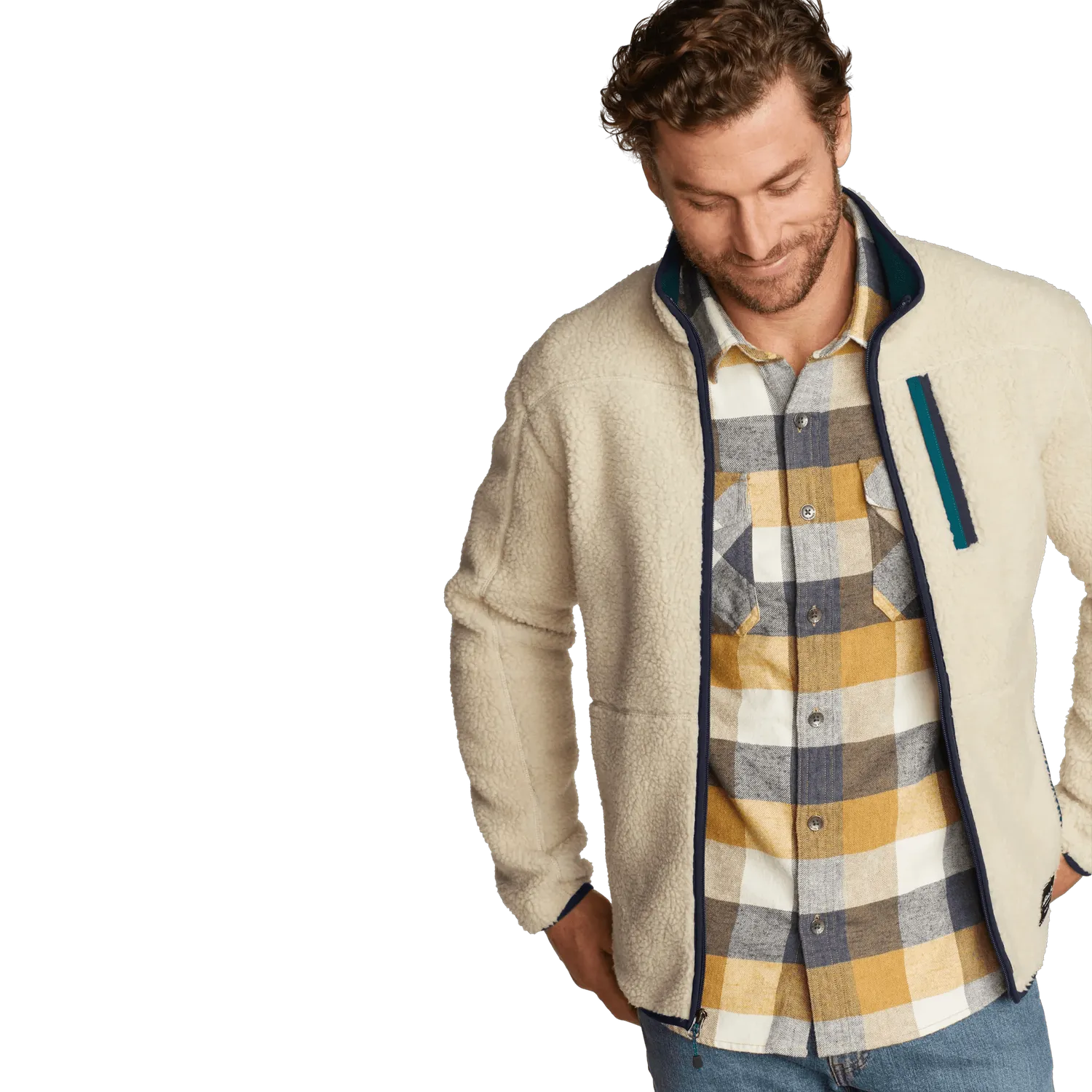 Eddie Bauer Chilali Fleece geaca polar Oyster M calduroasa