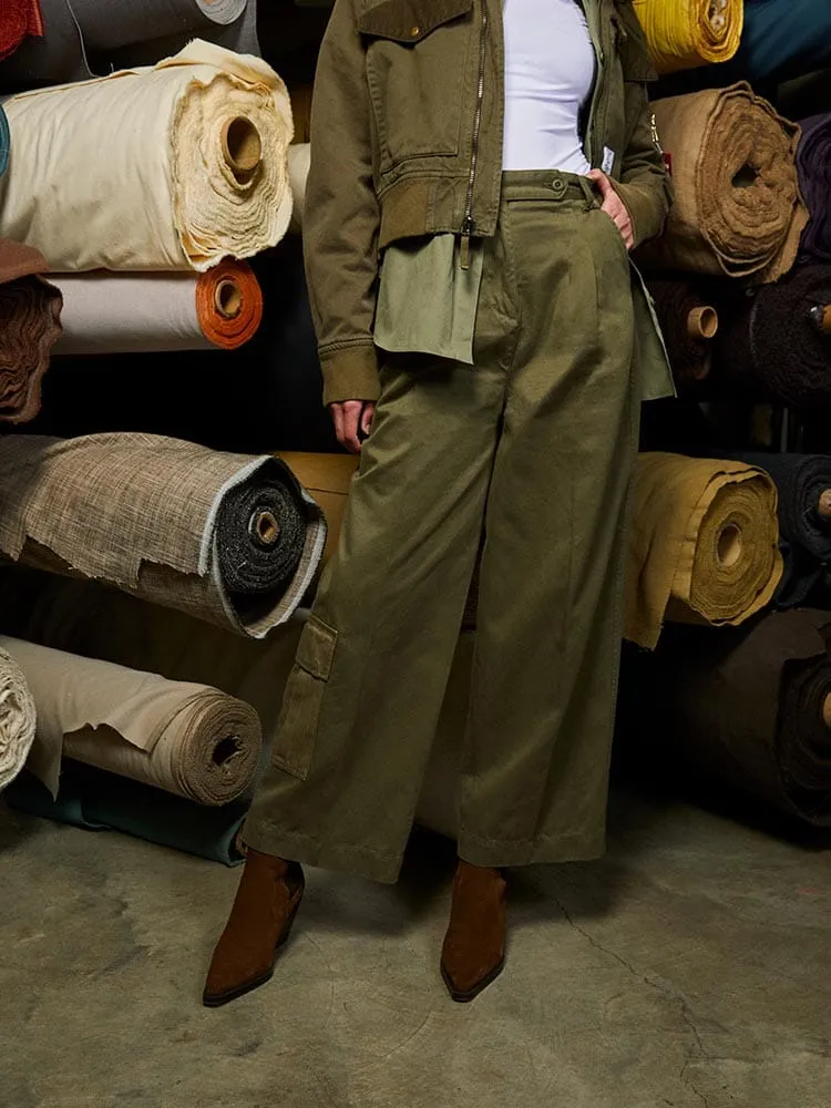 Alpha Industries Wide Leg pantaloni negri