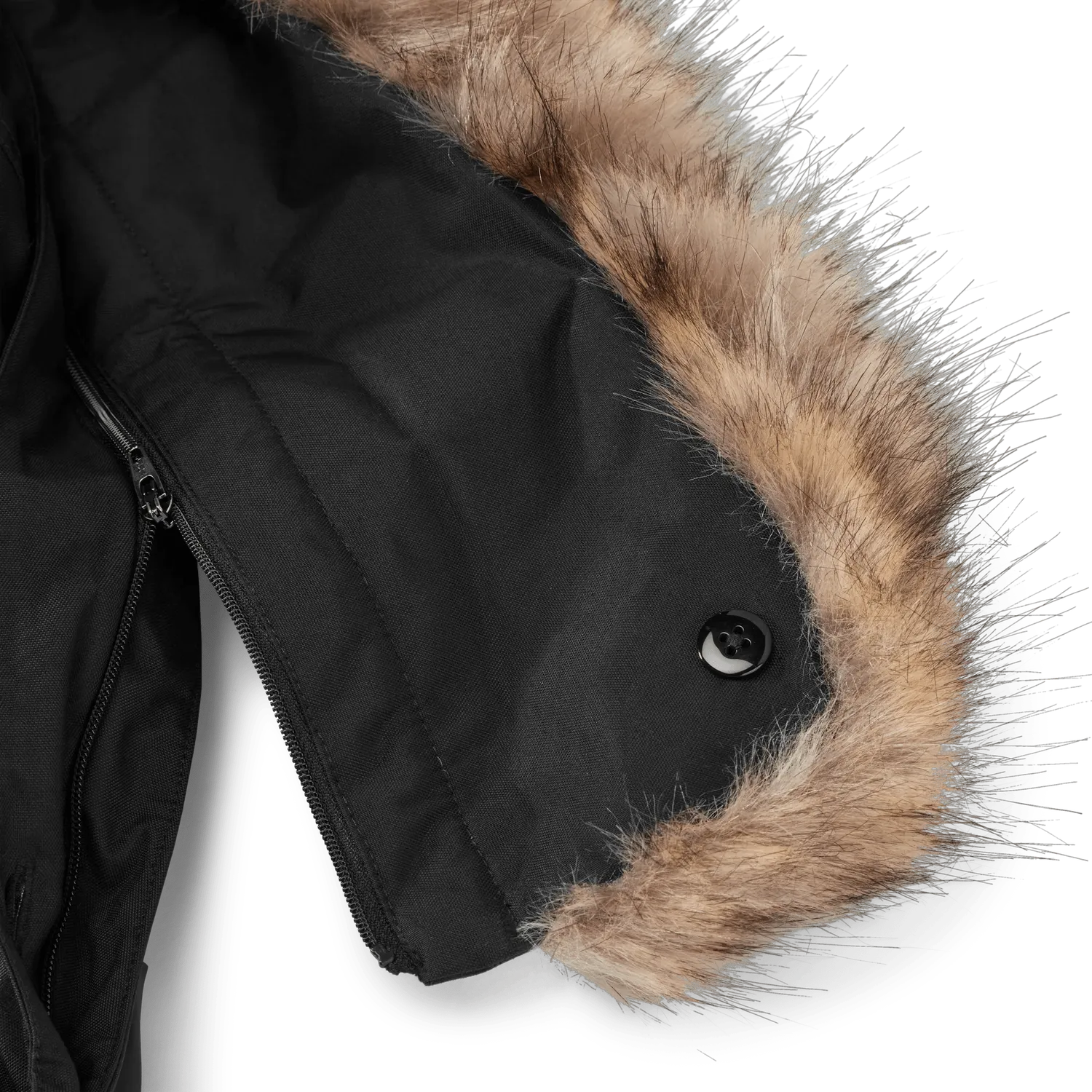 Eddie Bauer Superior Down palton barbat Negru puf lung